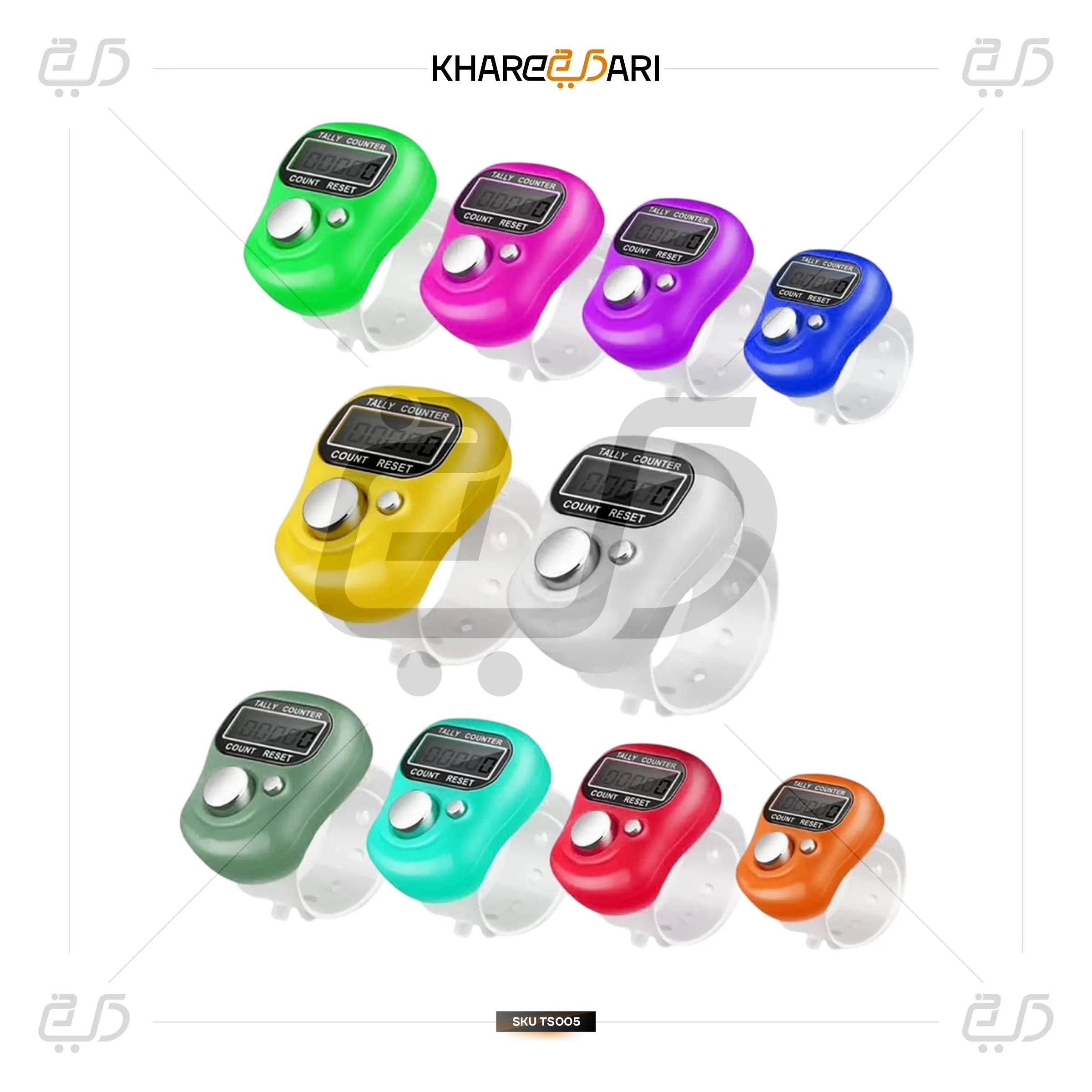 Manual Hand Finger Tasbeeh Counting Machine Digital Head Electronic Tally Counter - Khareedari 