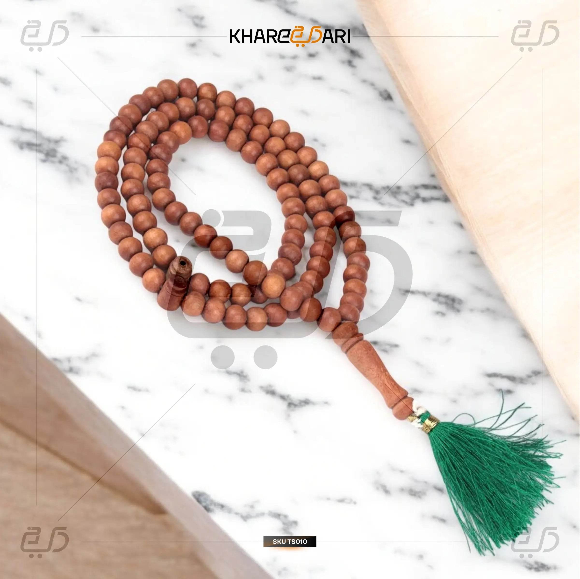 Handicrafts Natural Wood Beads-Tasbeeh Counter-Zikr - Khareedari 