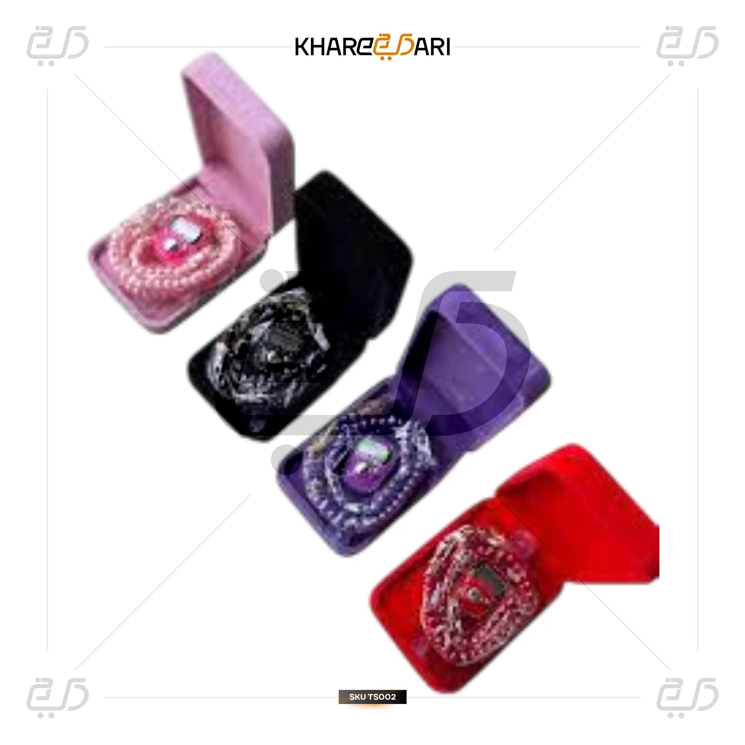 Tasbih Gift Box Pearl Tasbih & Digital Counter with Velvet Box - Khareedari 