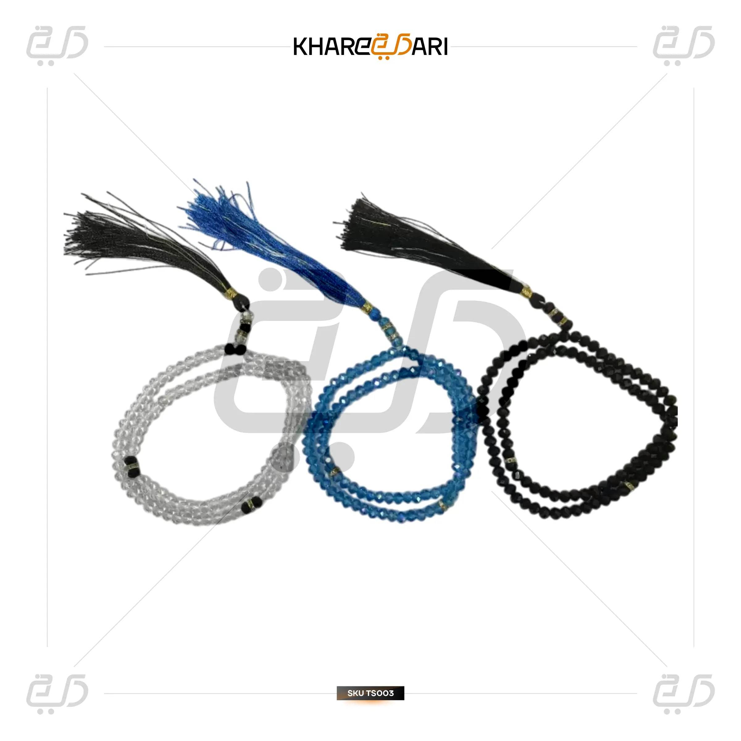 Islamic Tasbeeh Crystal 100 Beads - Khareedari 