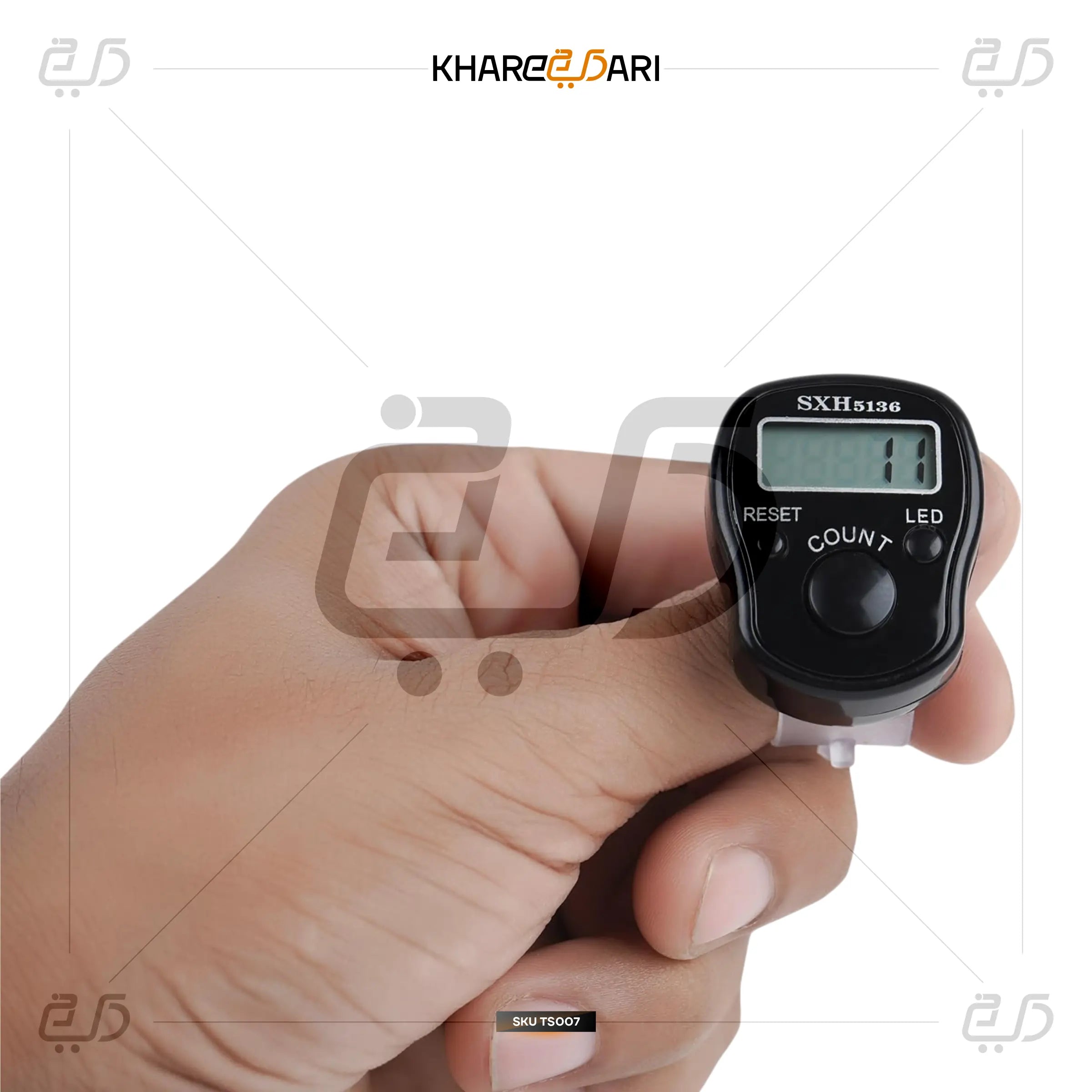 Manual Digital Hand Tally Counter/Finger Counter with Led Light