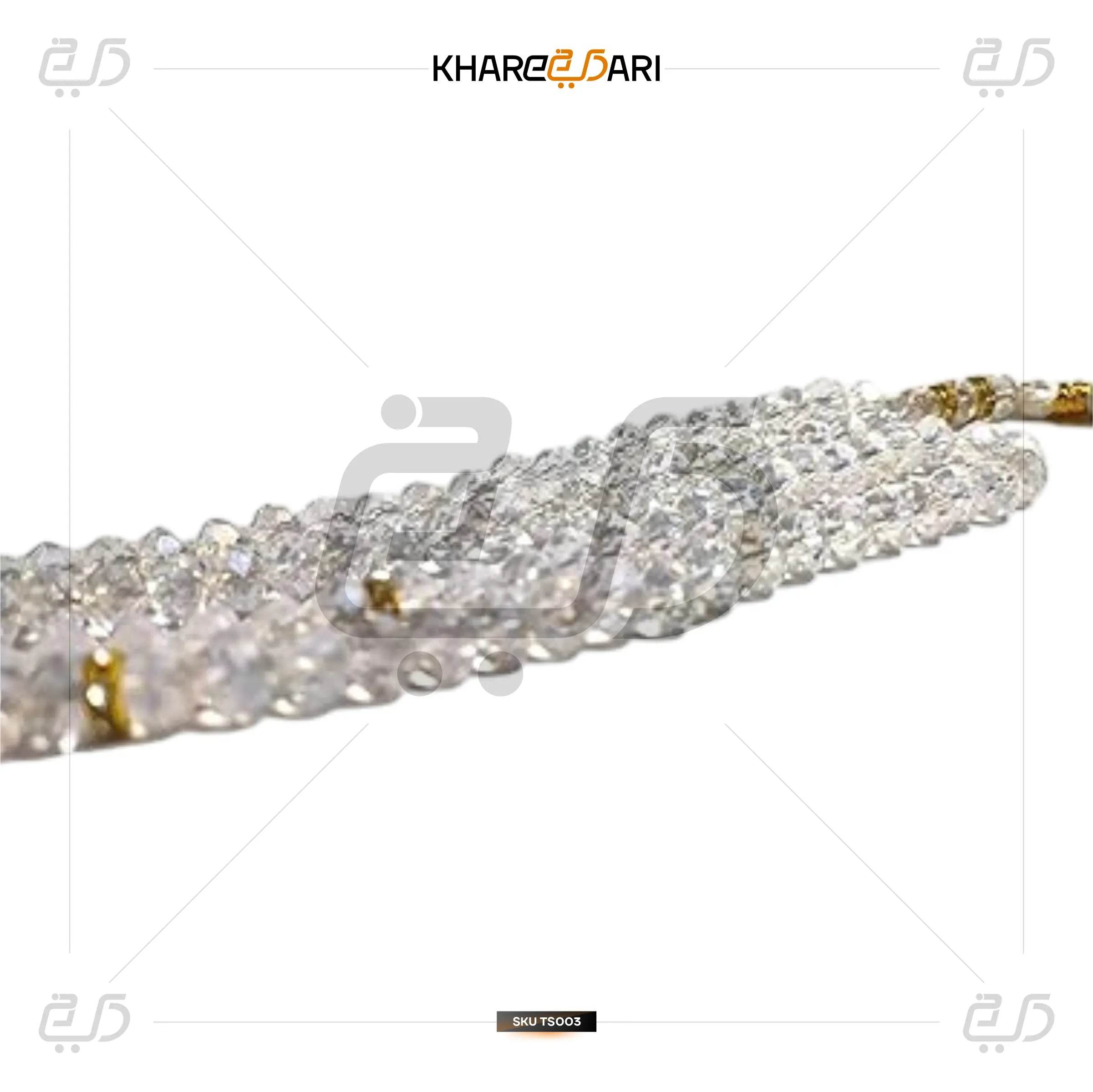 Islamic Tasbeeh Crystal 100 Beads - Khareedari 