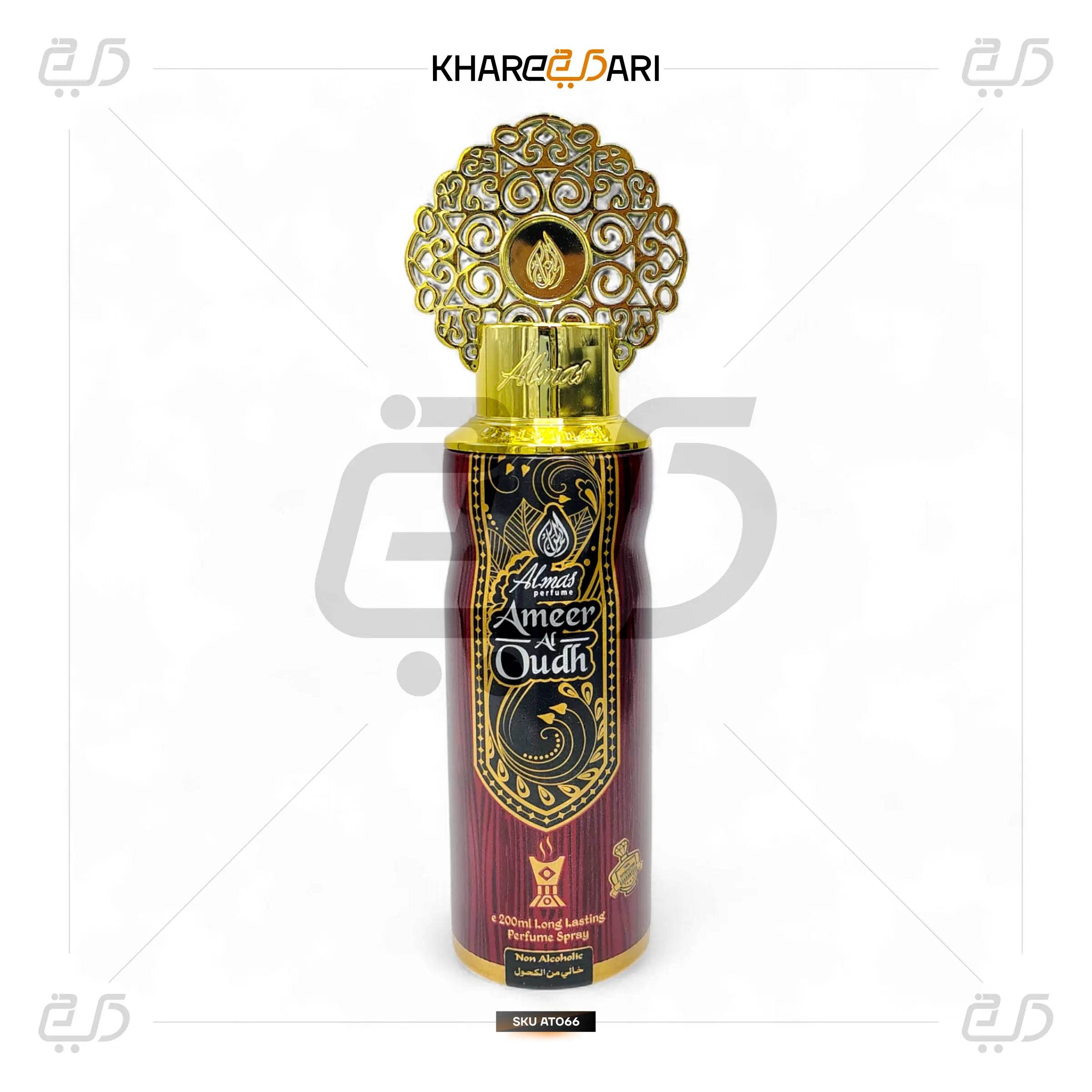 Ameer-ul-Oud Body Spray 200ML | Unisex Perfume by Almas - Khareedari 
