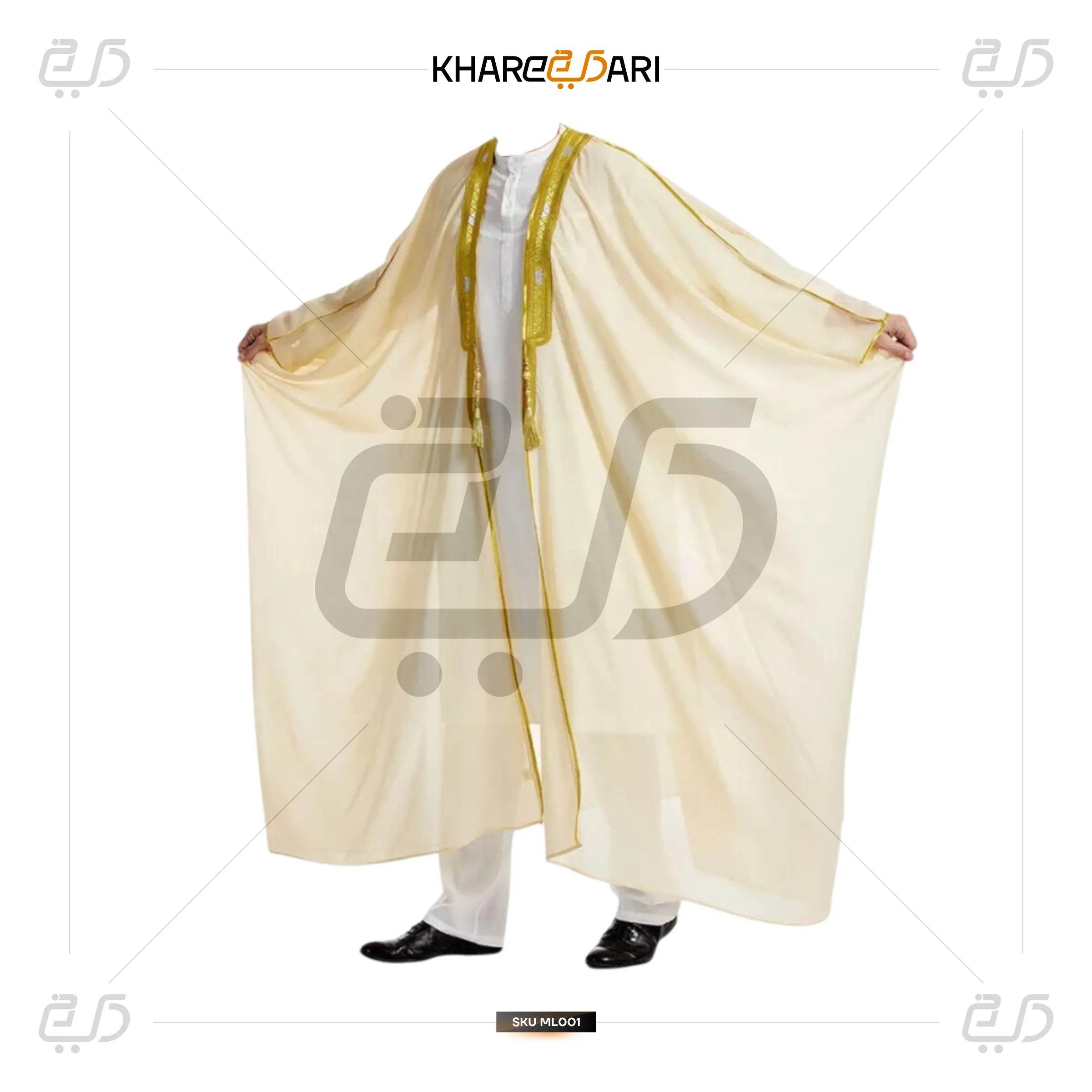 Men`s Arabic Abaya - Bisht - Mishla - Khareedari 