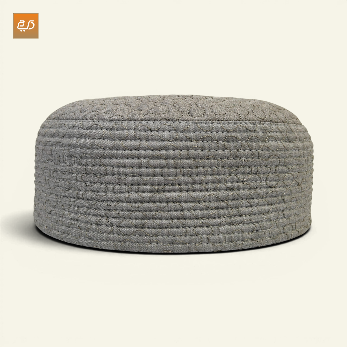 Reversible Namaz Cap | Premium Dual Color Topi (Navy Blue & Grey)