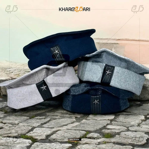 Afghani Woolen Winter Cap | Traditional Islamic Peshawari Topi - Khareedari 