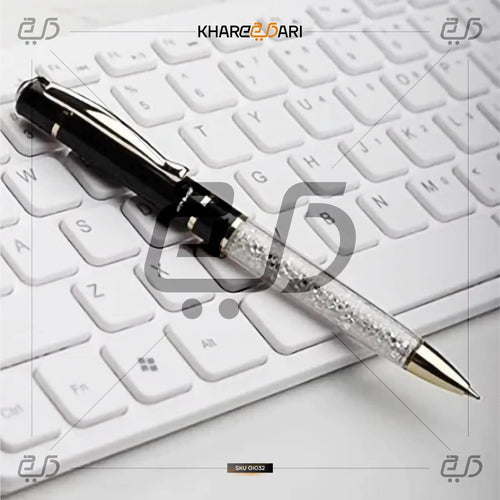 Elegant Crystal Ballpoint Pen | Single Pen Gift Box - Khareedari 