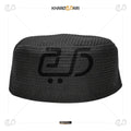 Premium Junaid Jamshed Prayer Cap | Traditional Embroidered Namaz Topi - Khareedari Black