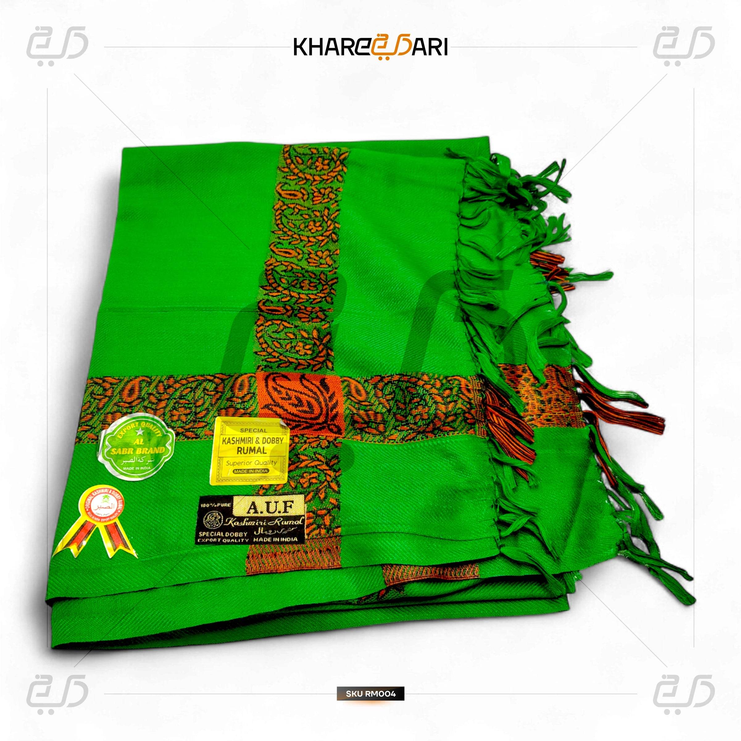 Wool Solid, Printed Women, Men Shawl (Green) - Khareedari 