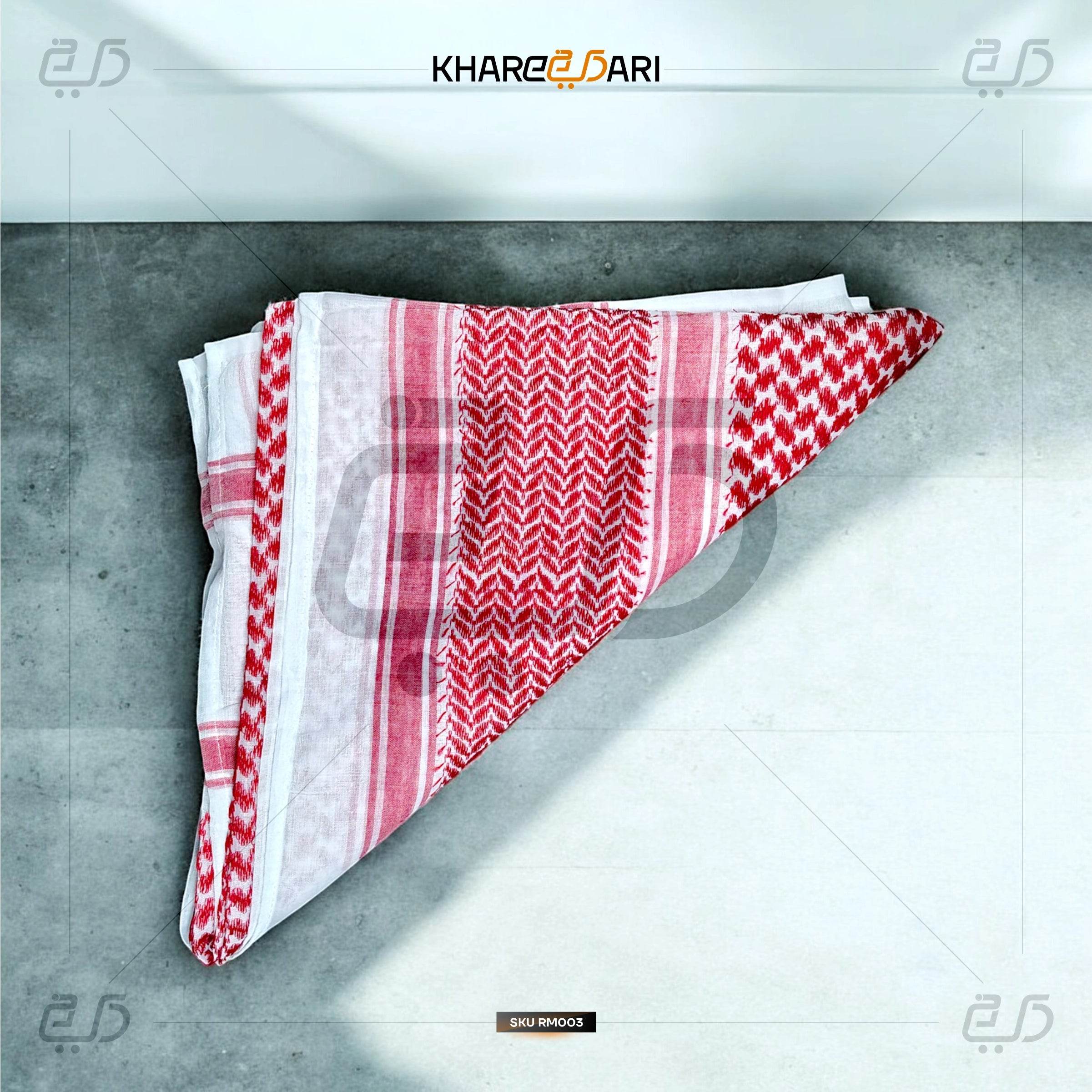 Graphic Print Cotton Blend Men Scarf |Rumal - Khareedari 