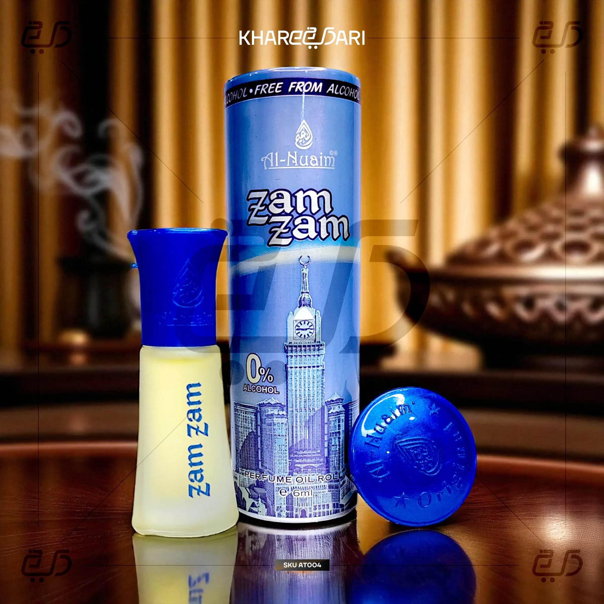 Al-Nuaim Zam Zam Al-Nuaim Zam Zam Attar Roll-On 6ML | Long-Lasting Luxury ScentRoll On - 6ml|Luxury Scent with Long Lasting Fragrance For Men & Women - Khareedari 