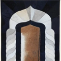 Designer Leather Prayer Mat with Real Goat Hair | Premium Luxury Janamaz