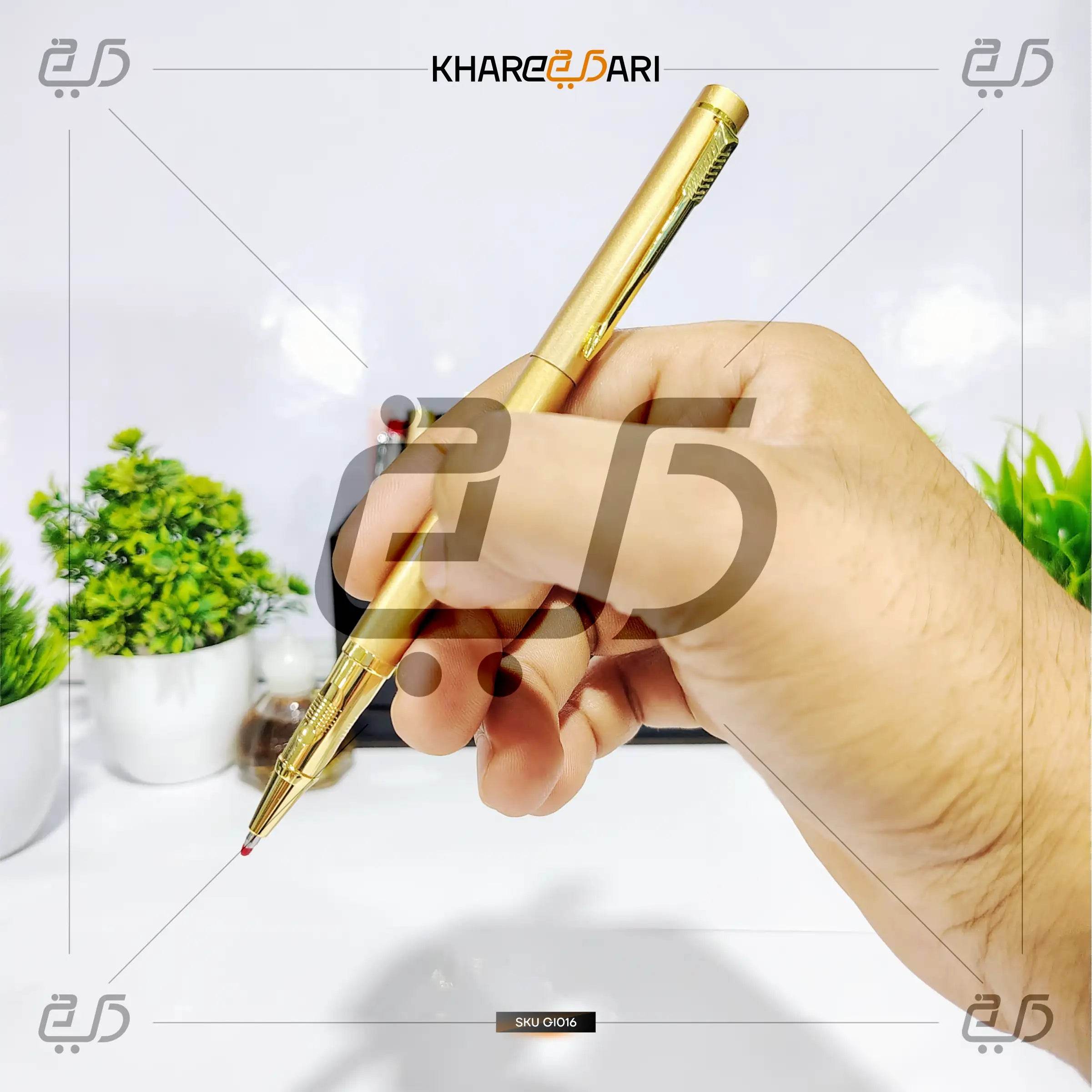 Shaan-e-Imza Golden Pen | Customised & Personalised Gift - Khareedari 