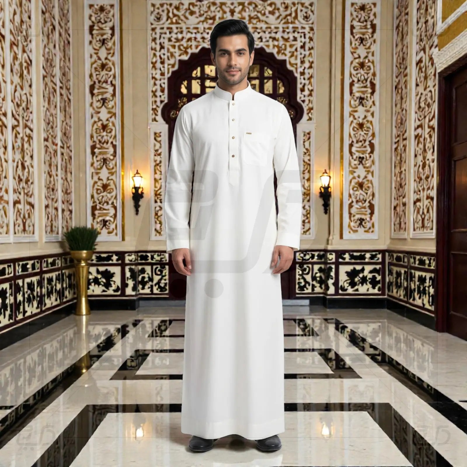 Men’s Saudi Collar Jubba