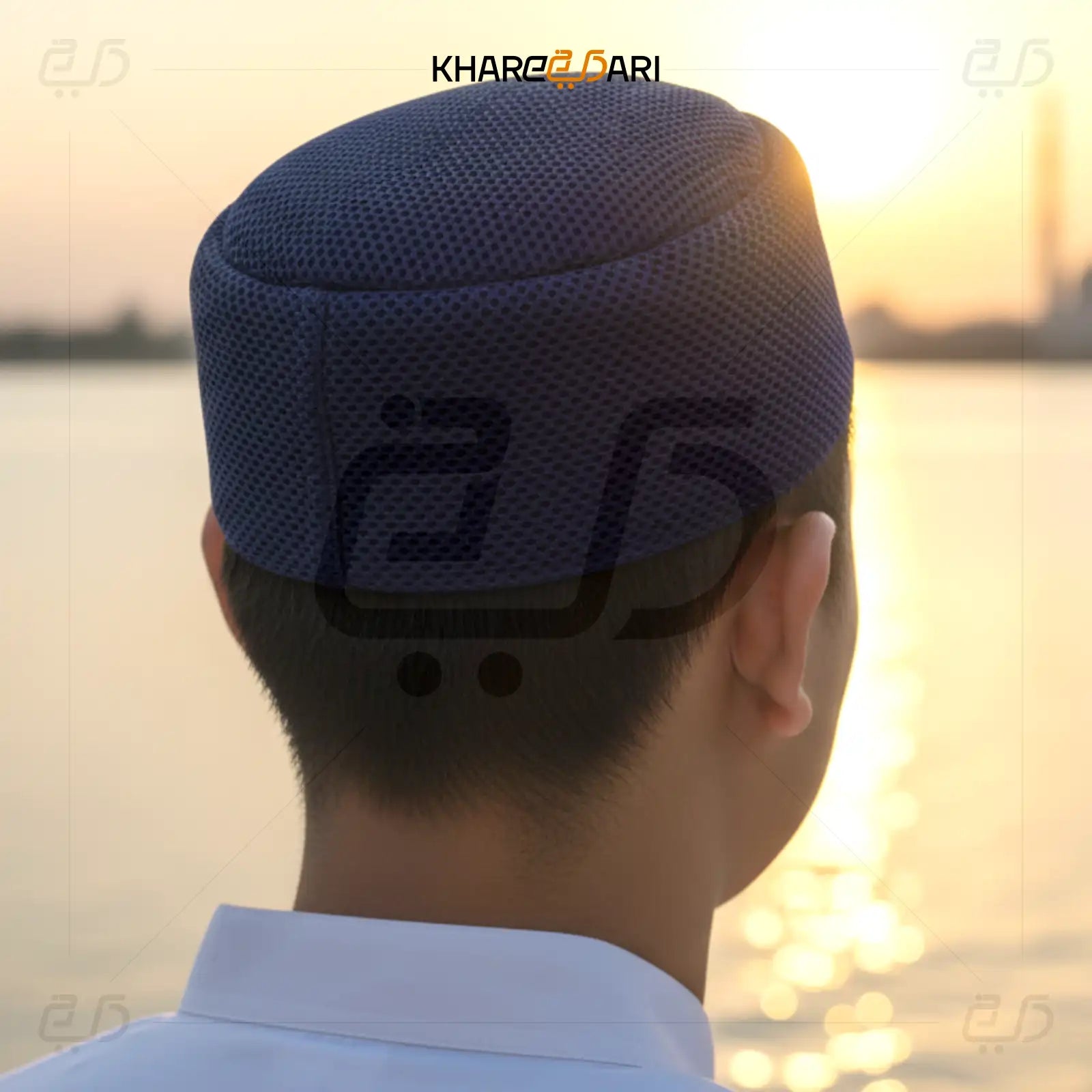 Breathable Mesh Prayer Topi