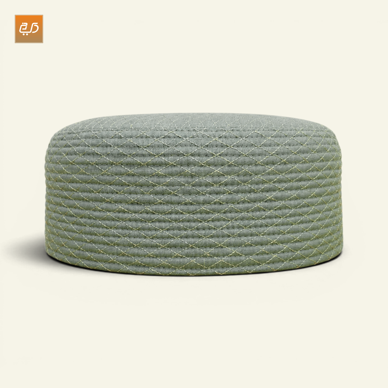 Zulf Reversible Namaz Cap | Premium Dual Color Topi (Light Green & Dark Green)