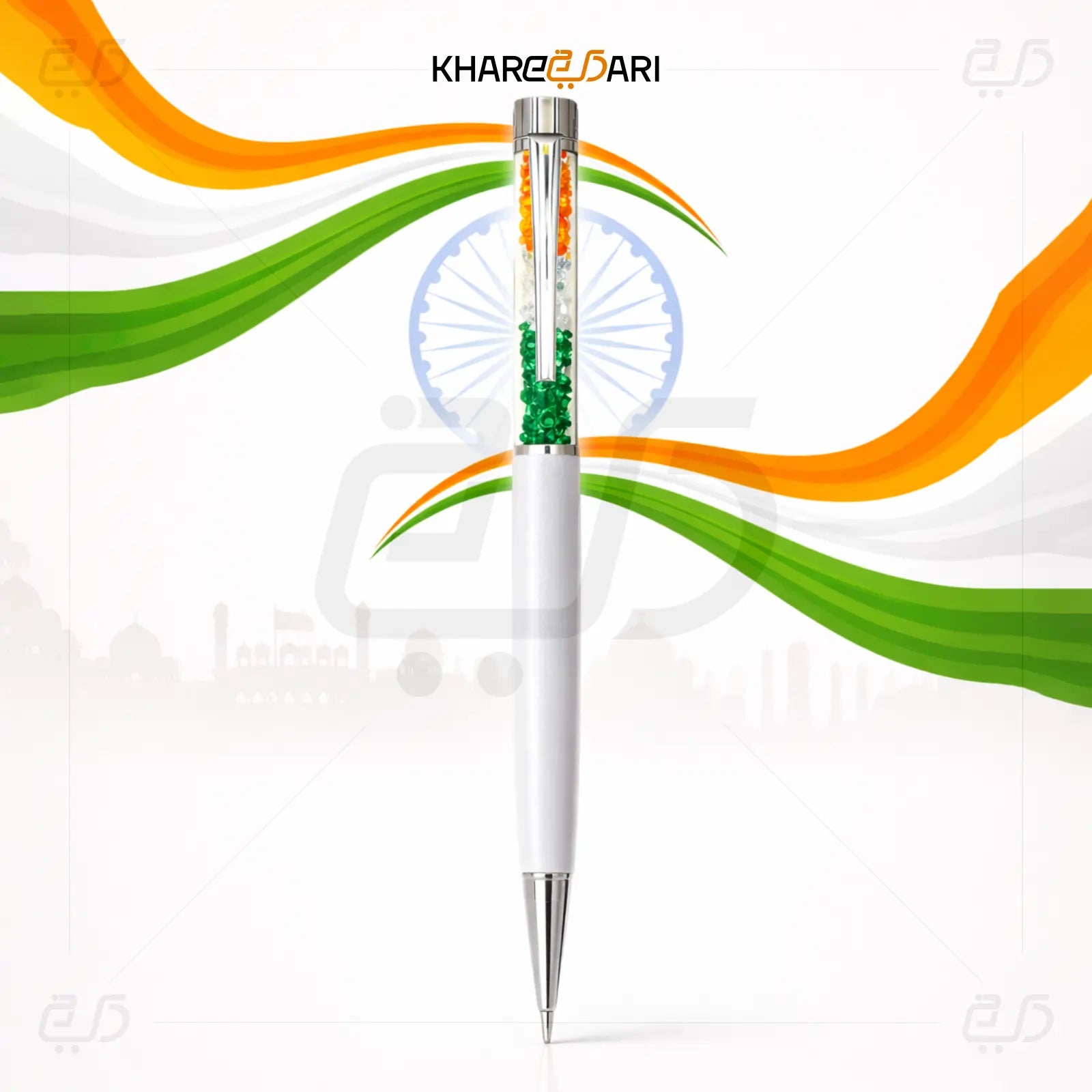 Tri-Color Crystal Customised Pen
