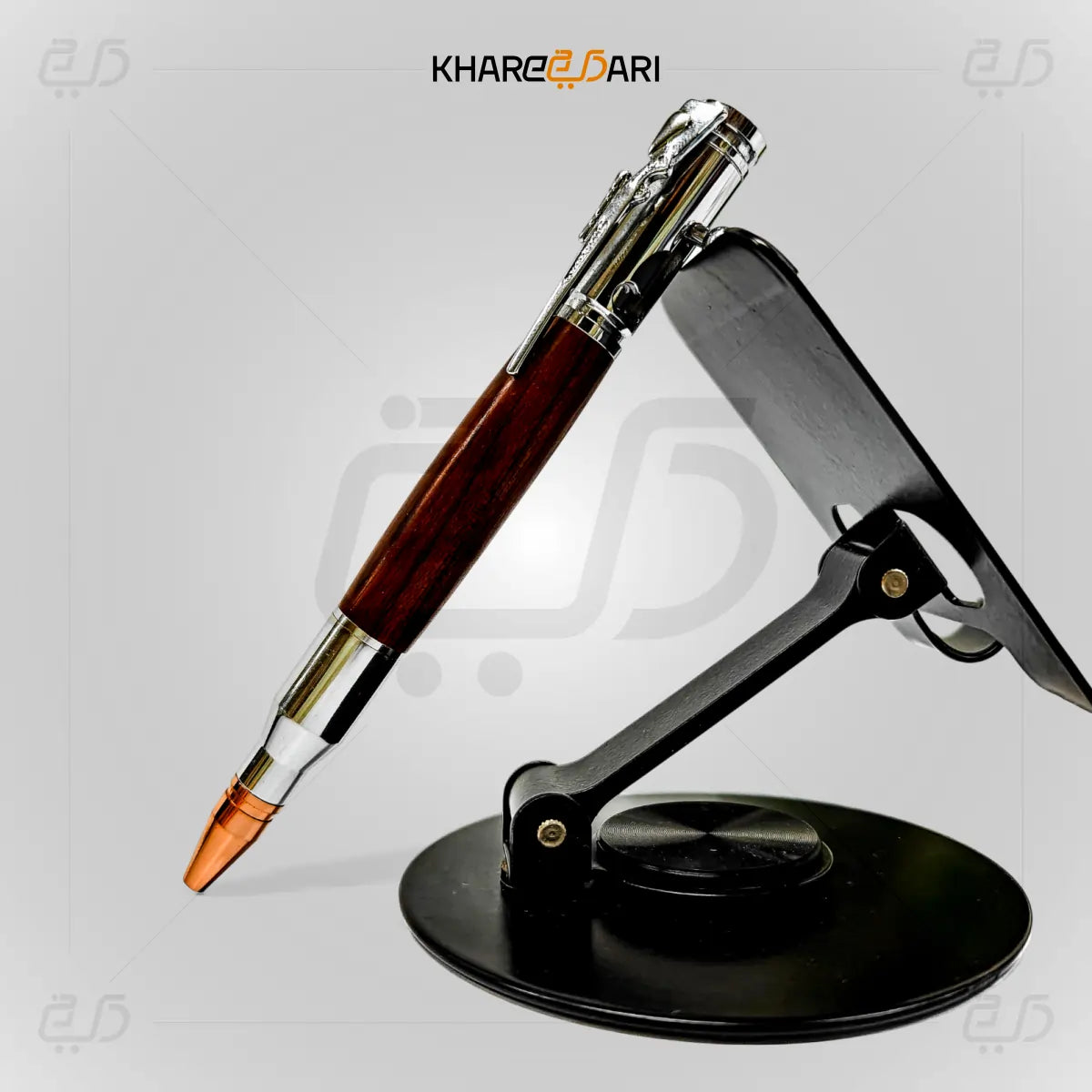 Premium Wooden Rifle Clip Pen