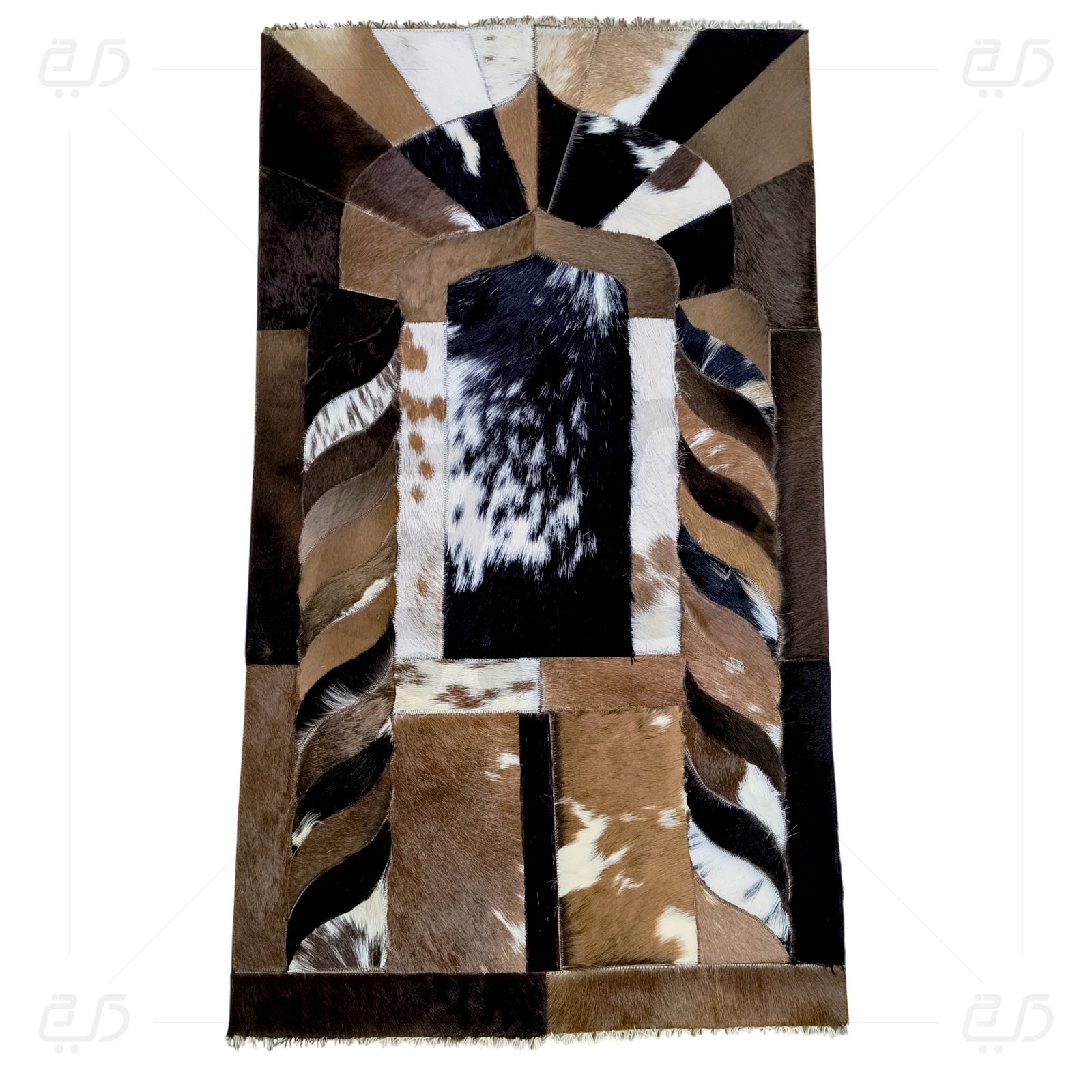 Designer Leather Prayer Mat with Real Goat Hair | Premium Luxury Janamaz