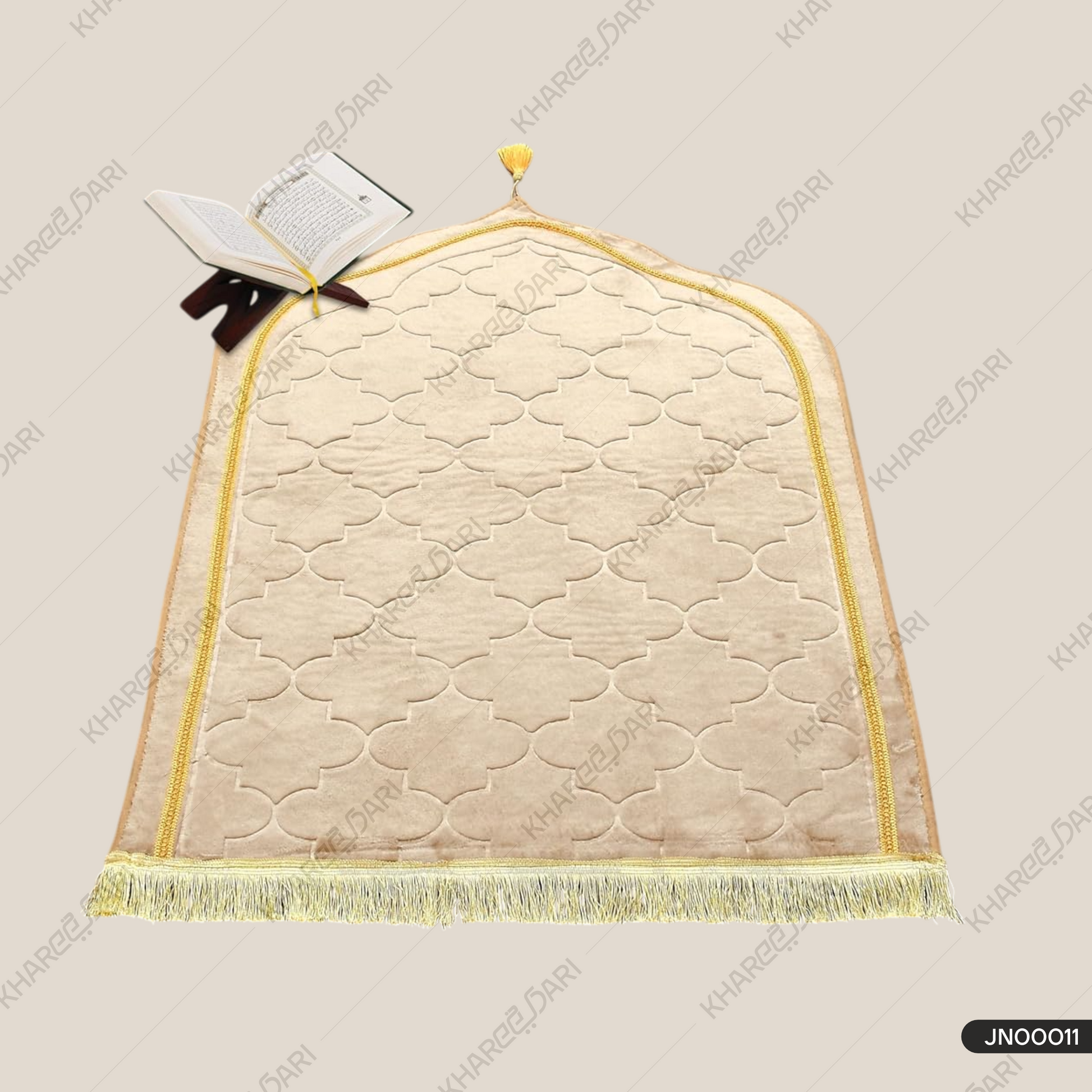 Jannat Premium Janamaz Prayer Mat Musalla Soft Velvet Mat for Salah  and Namaz