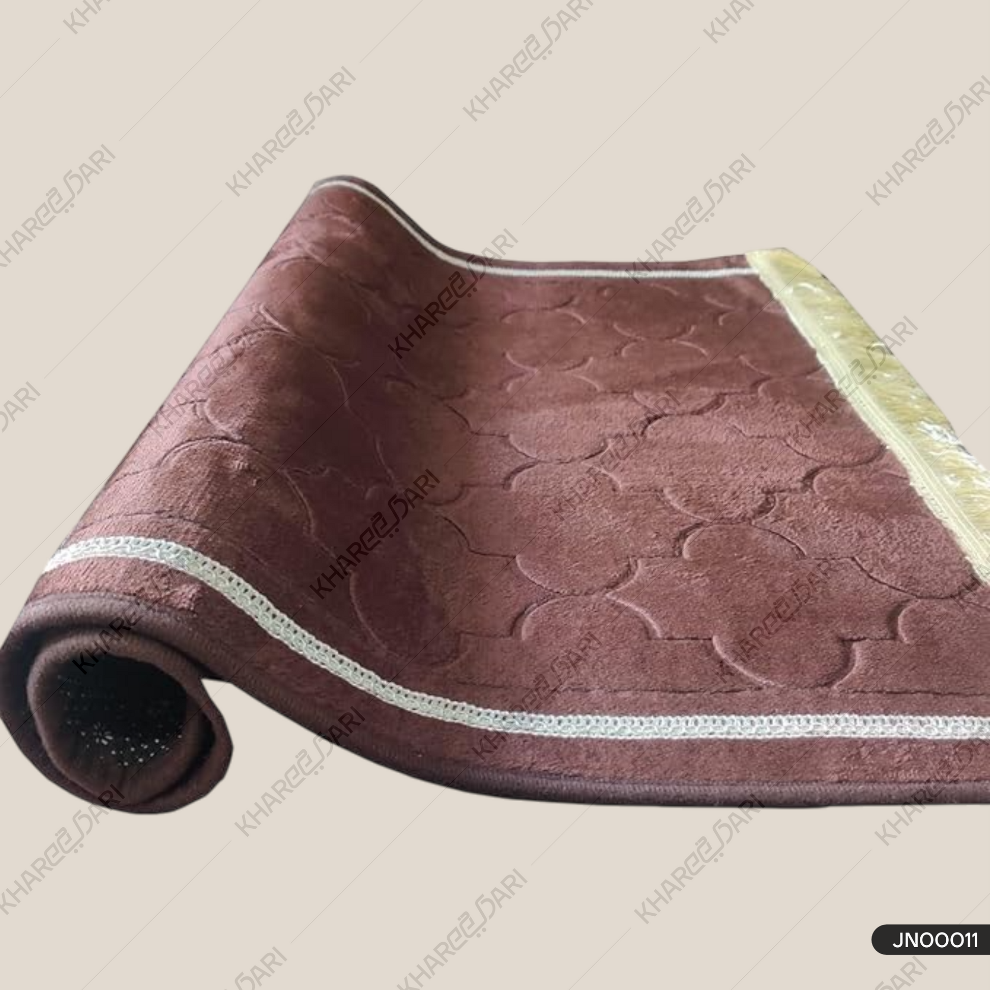 Jannat Premium Janamaz Prayer Mat Musalla Soft Velvet Mat for Salah  and Namaz