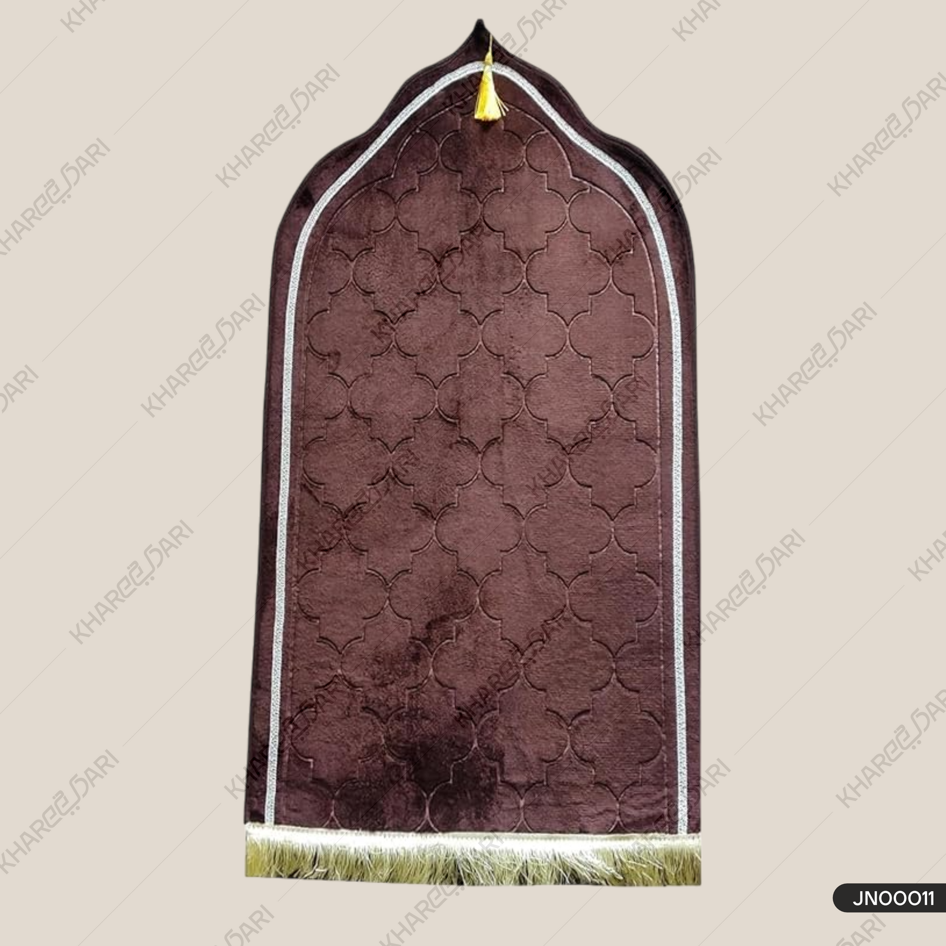 Jannat Premium Janamaz Prayer Mat Musalla Soft Velvet Mat for Salah  and Namaz