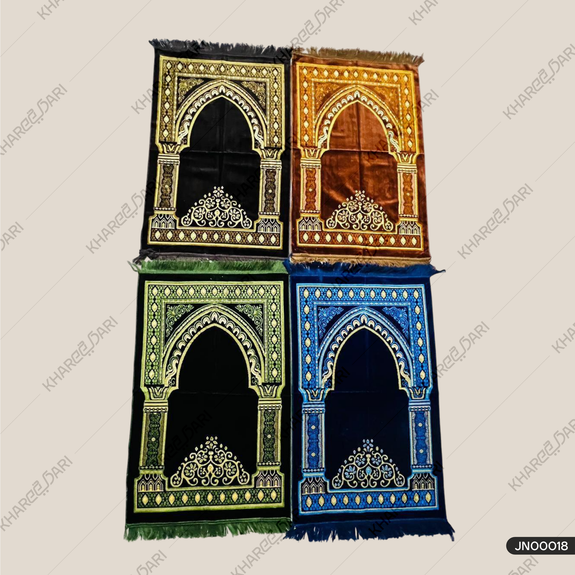 Soft Velvet Musalla Janamaz for Namaz Muslim Devotion