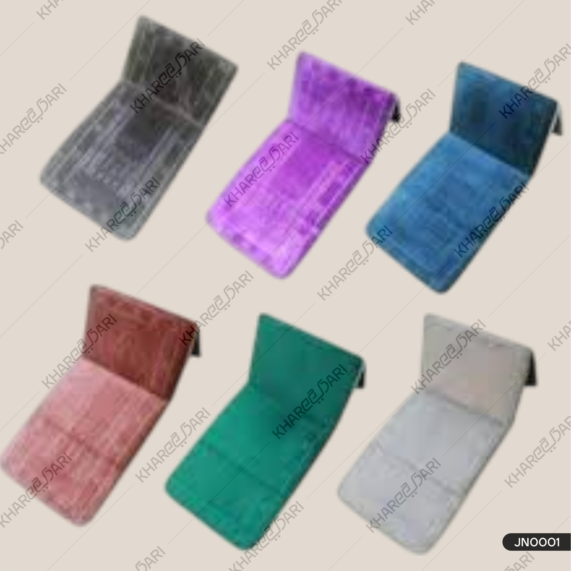 Foldable Meditation with backrest Musalla Mat Prayer Rug Portable Mat  Janamaz