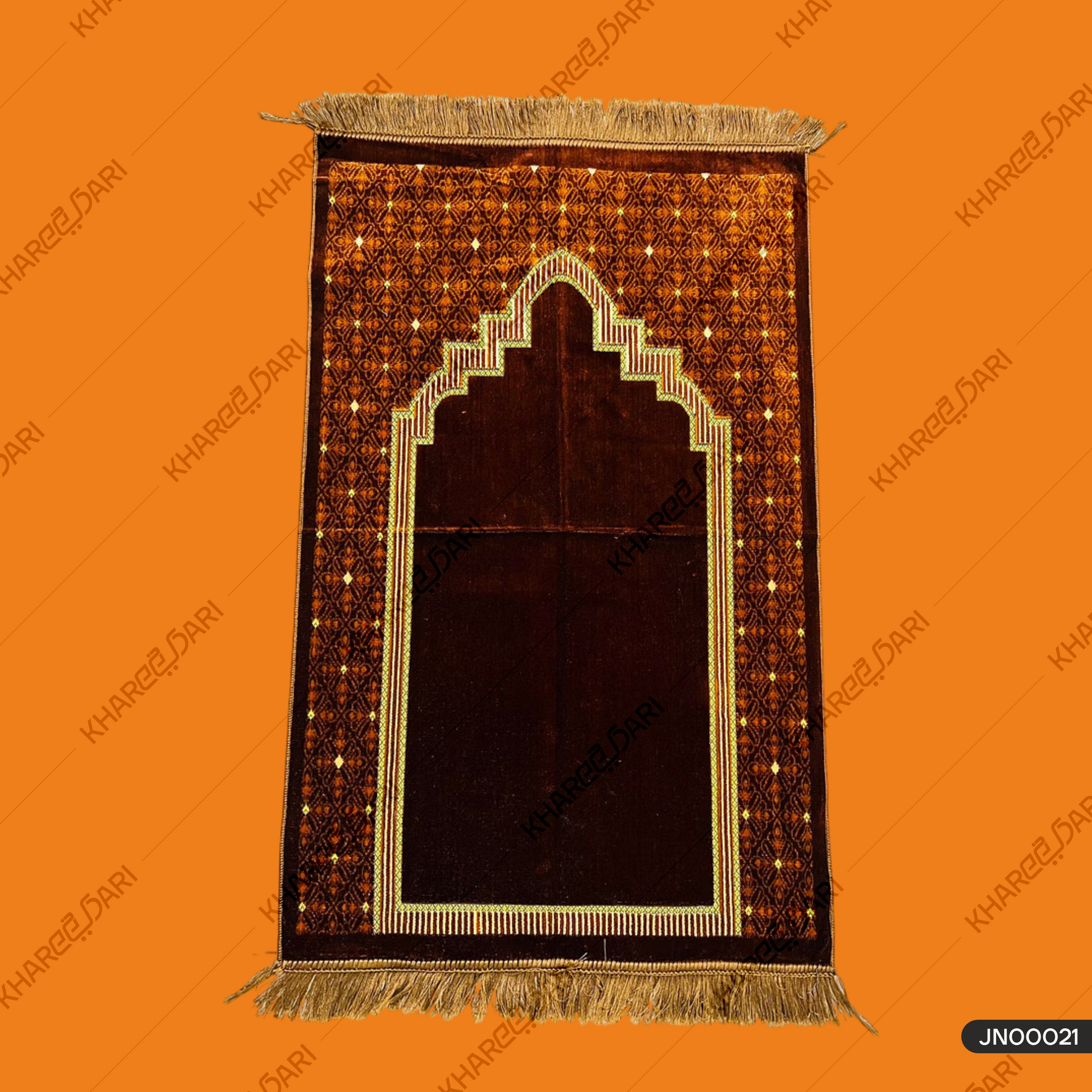 Velvet Musalla Prayer Mat for Namaz Muslim Devotion and Peace