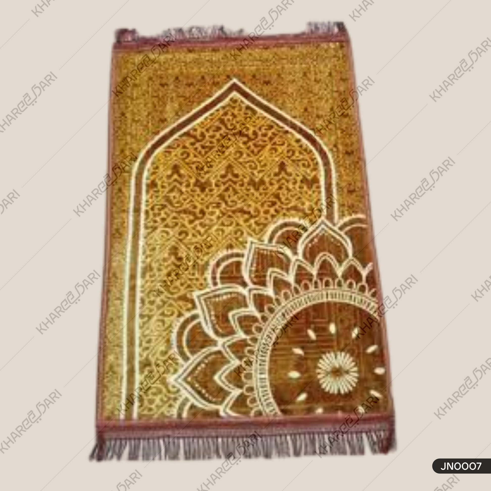 Premium quality Velvet Janamaz Musalla Rug for Islamic Prayers