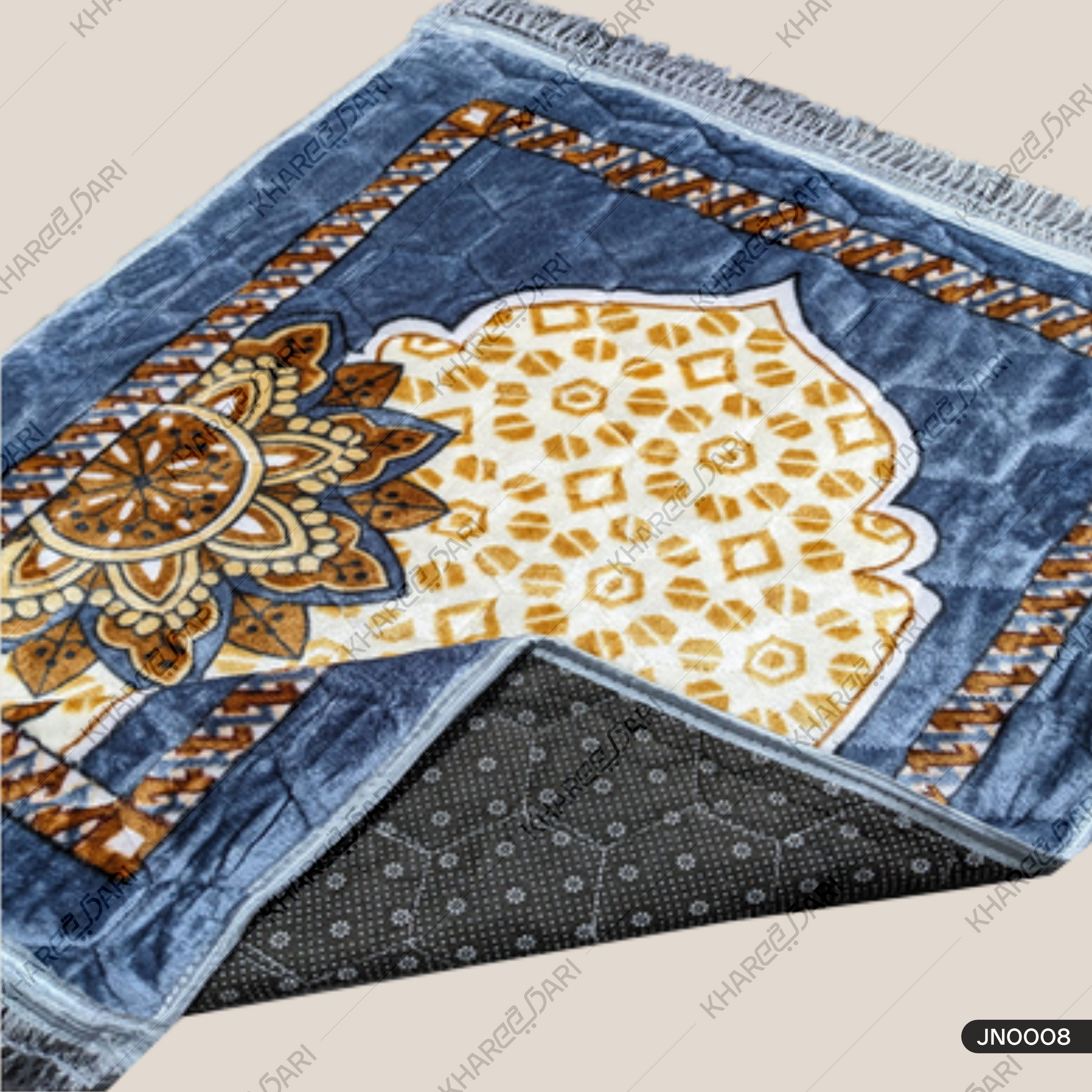 Plus Cloudy Janamaz Prayer Mat-Graphite - Musalla