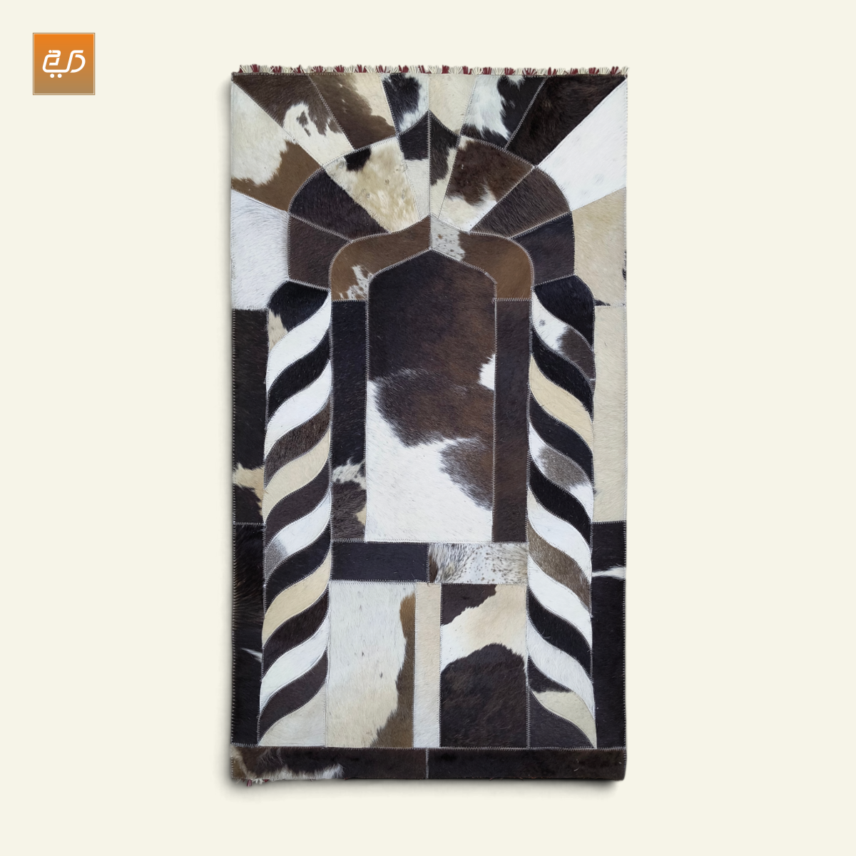 Handmade Leather Janamaz with Goat Hair