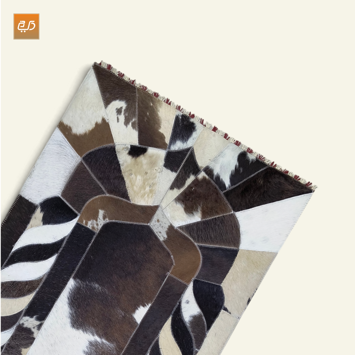 Handmade Leather Janamaz with Goat Hair