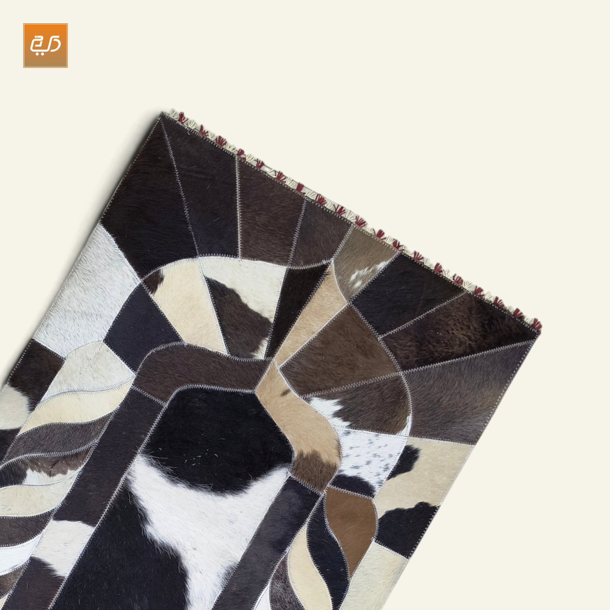 Handmade Leather Janamaz with Goat Hair