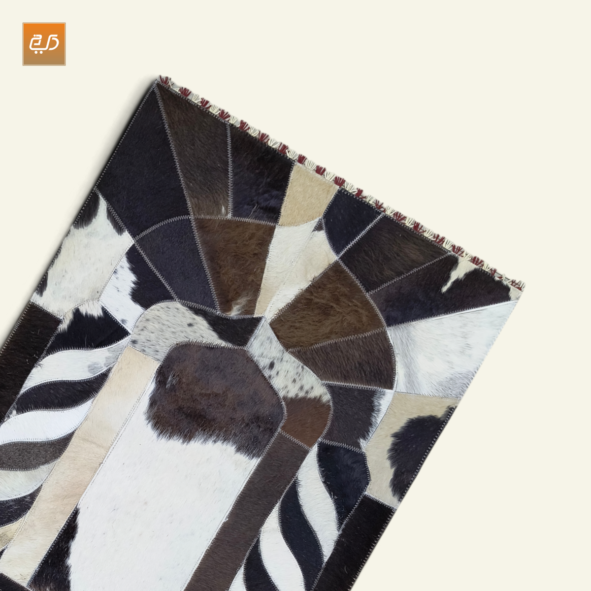 Handmade Leather Janamaz with Goat Hair