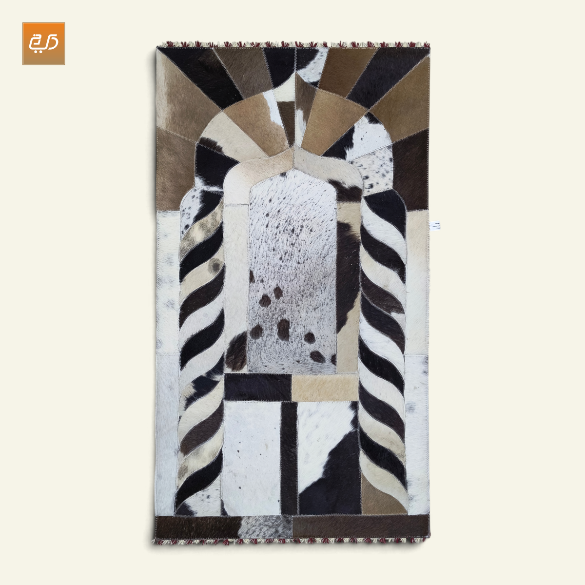 Handmade Leather Janamaz with Goat Hair