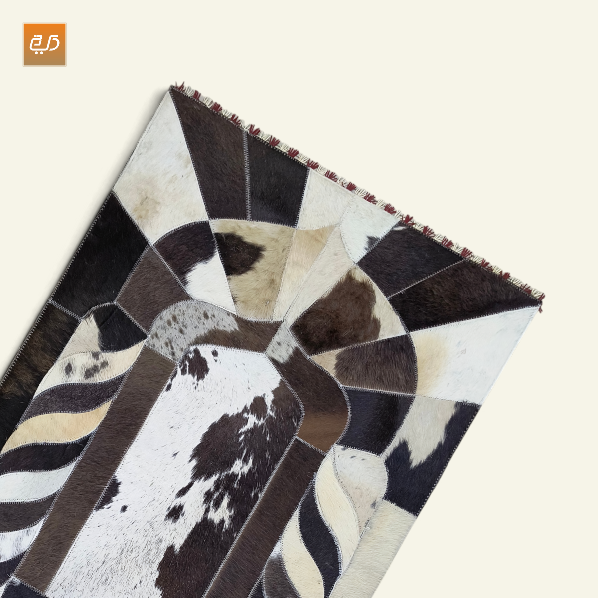 Handmade Leather Janamaz with Goat Hair
