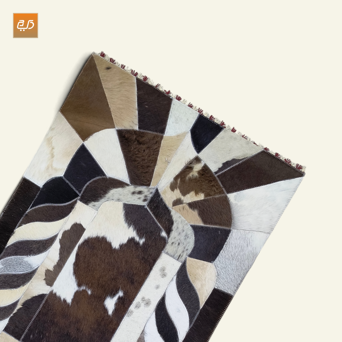 Handmade Leather Janamaz with Goat Hair