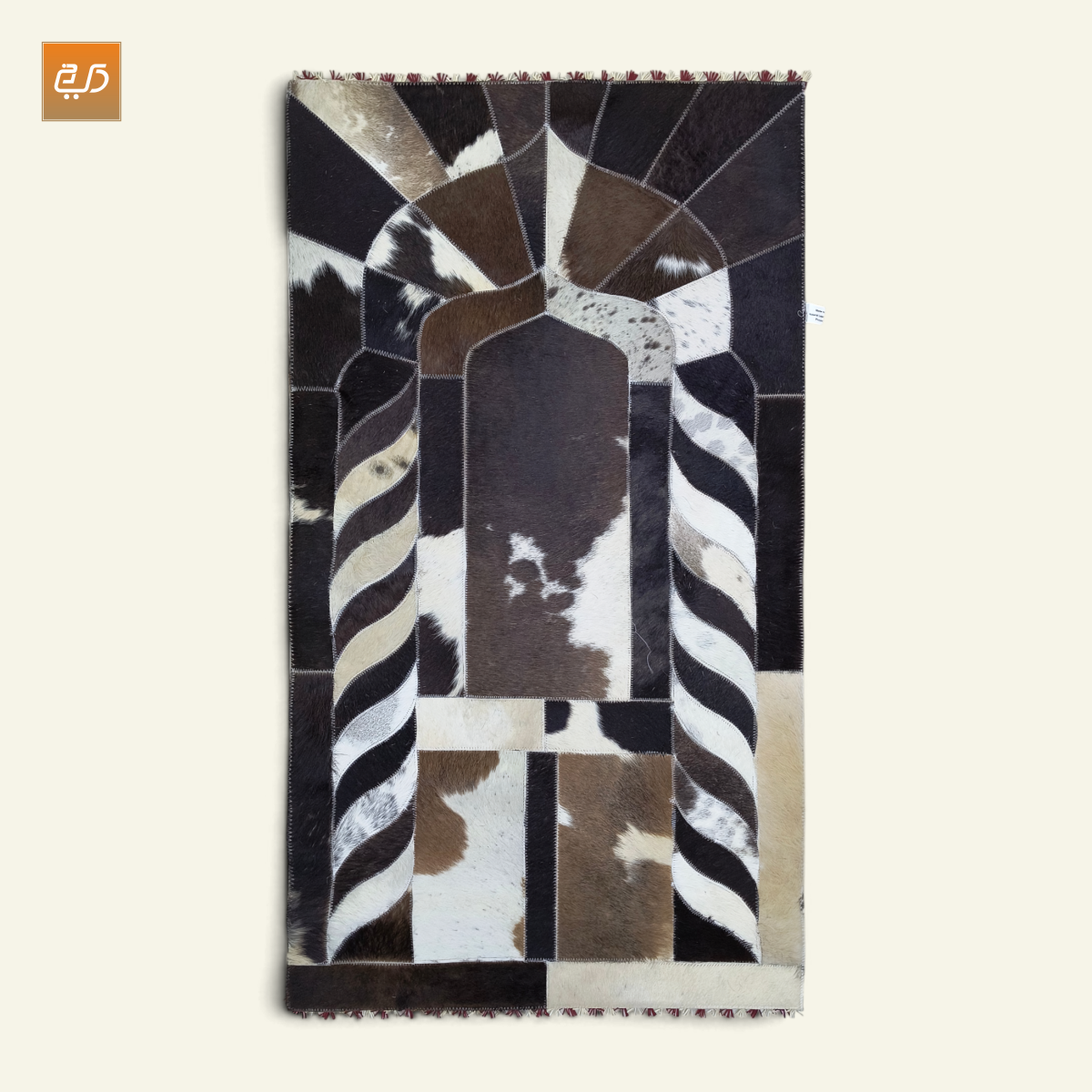 Handmade Leather Janamaz with Goat Hair