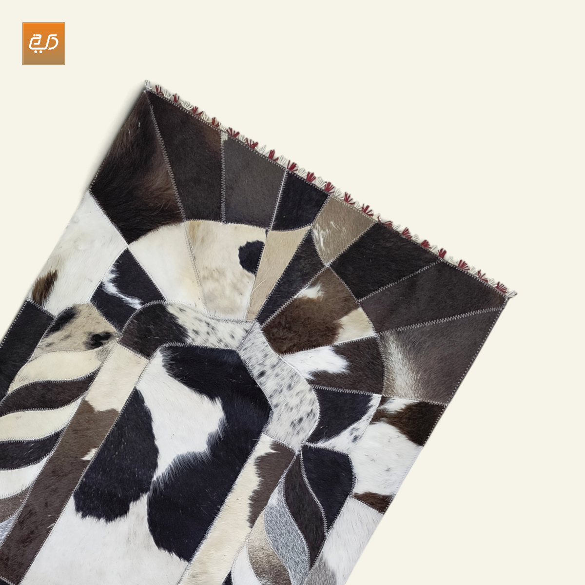 Handmade Leather Janamaz with Goat Hair