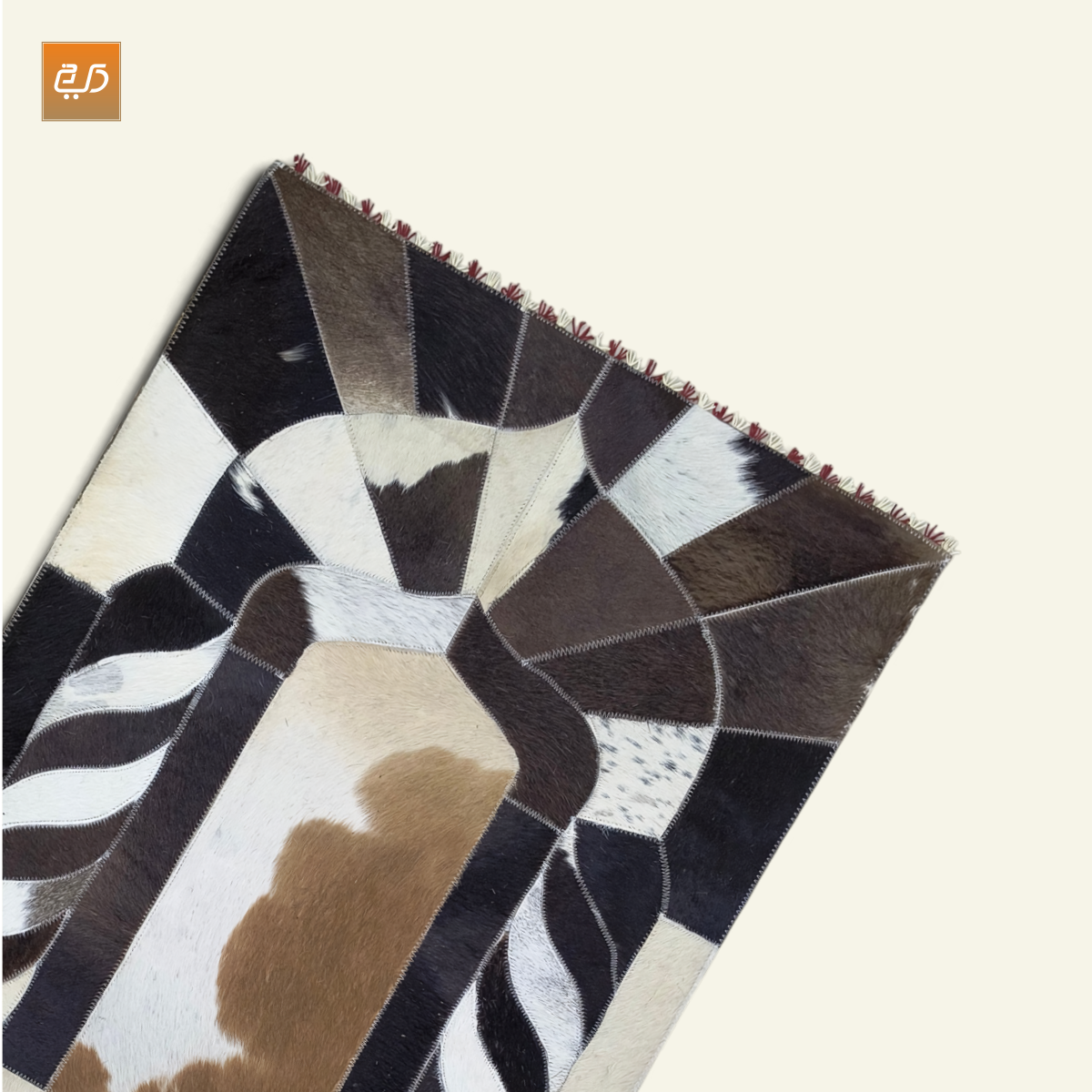 Handmade Leather Janamaz with Goat Hair