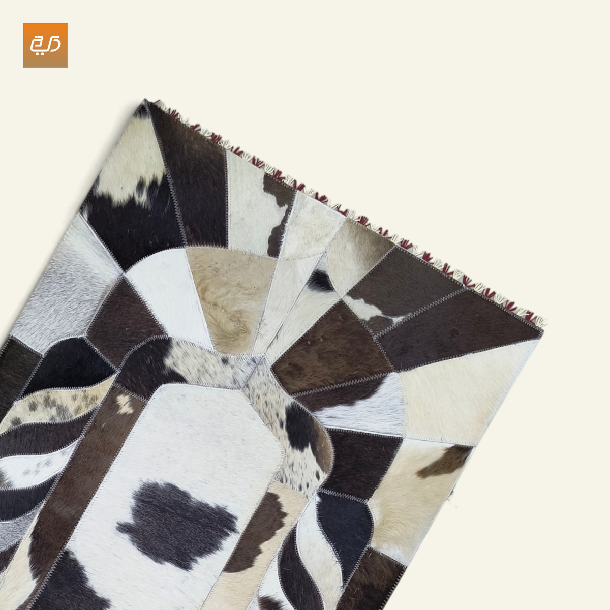 Handmade Leather Janamaz with Goat Hair