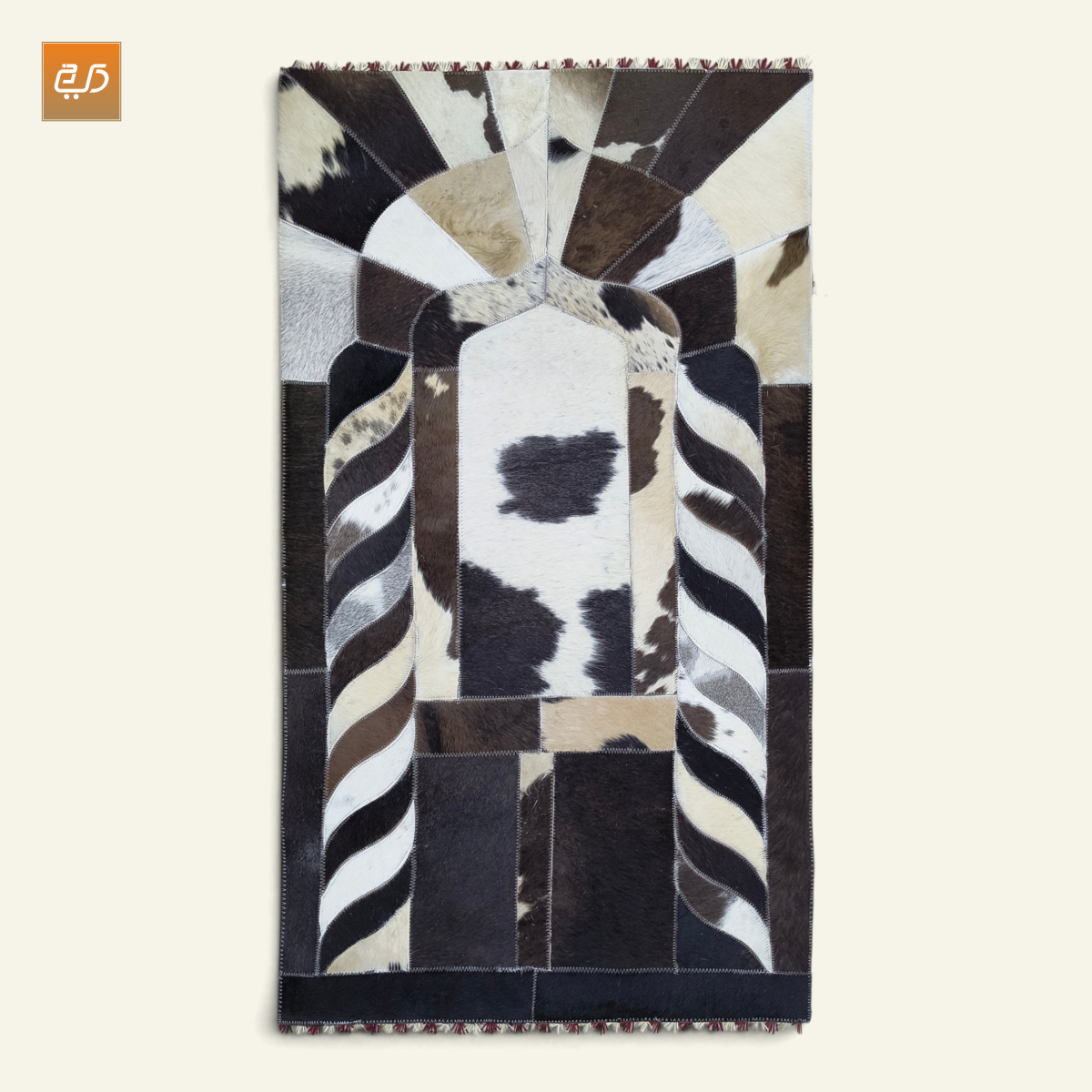 Handmade Leather Janamaz with Goat Hair