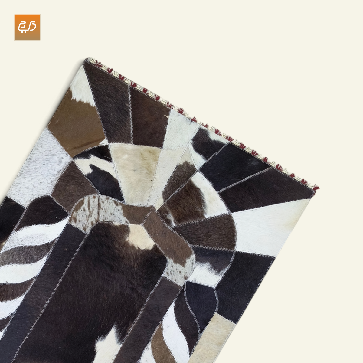 Handmade Leather Janamaz with Goat Hair