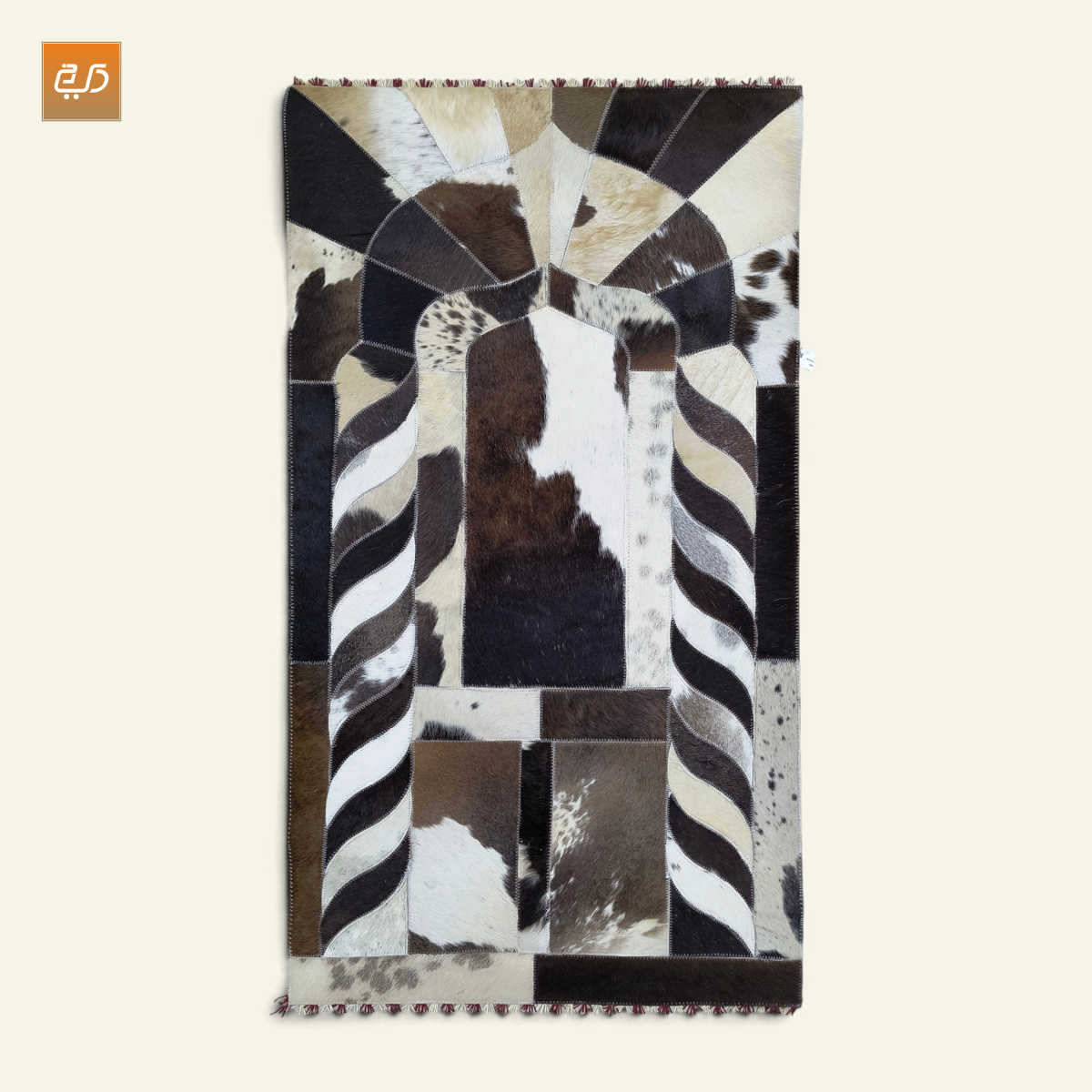 Handmade Leather Janamaz with Goat Hair