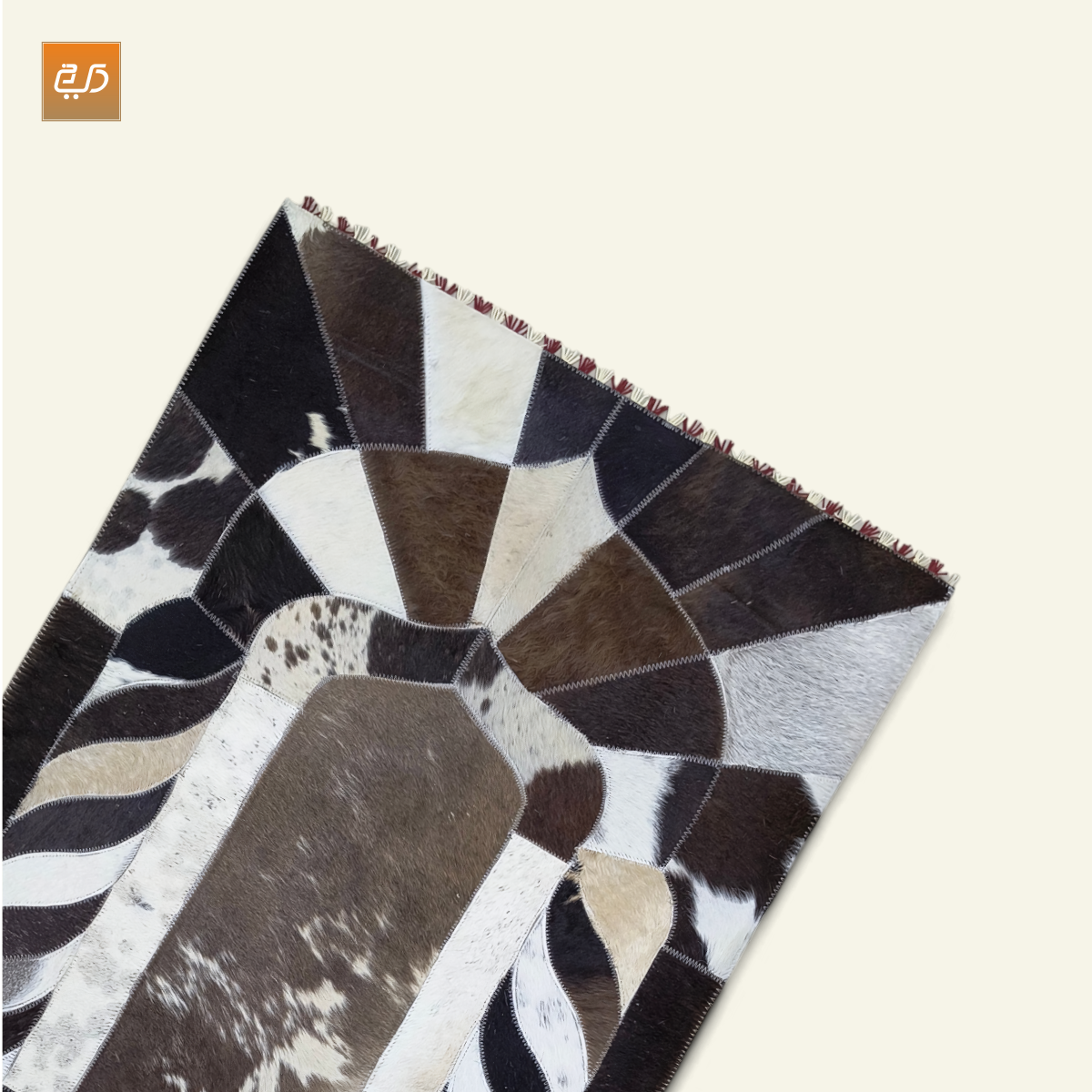 Handmade Leather Janamaz with Goat Hair