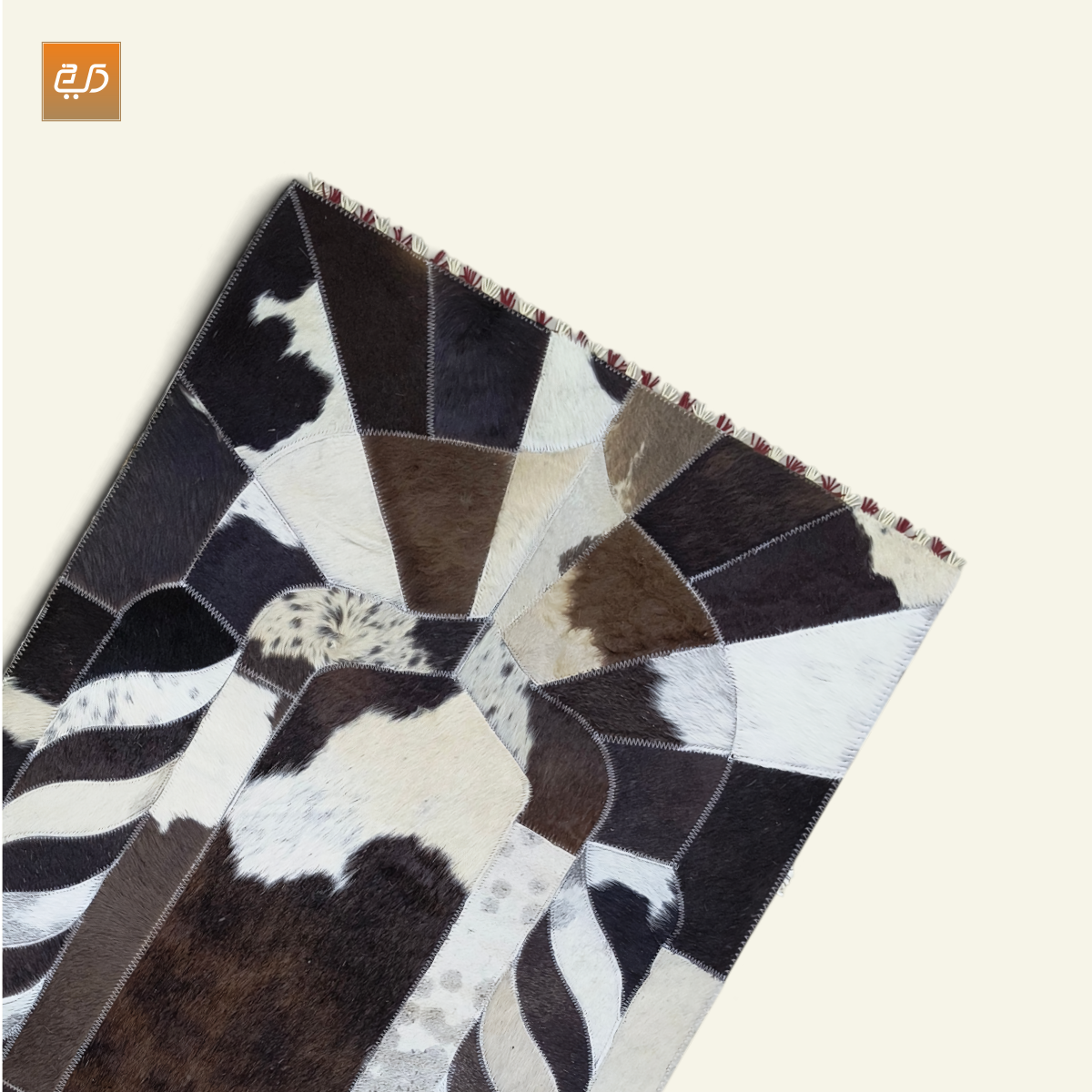 Handmade Leather Janamaz with Goat Hair