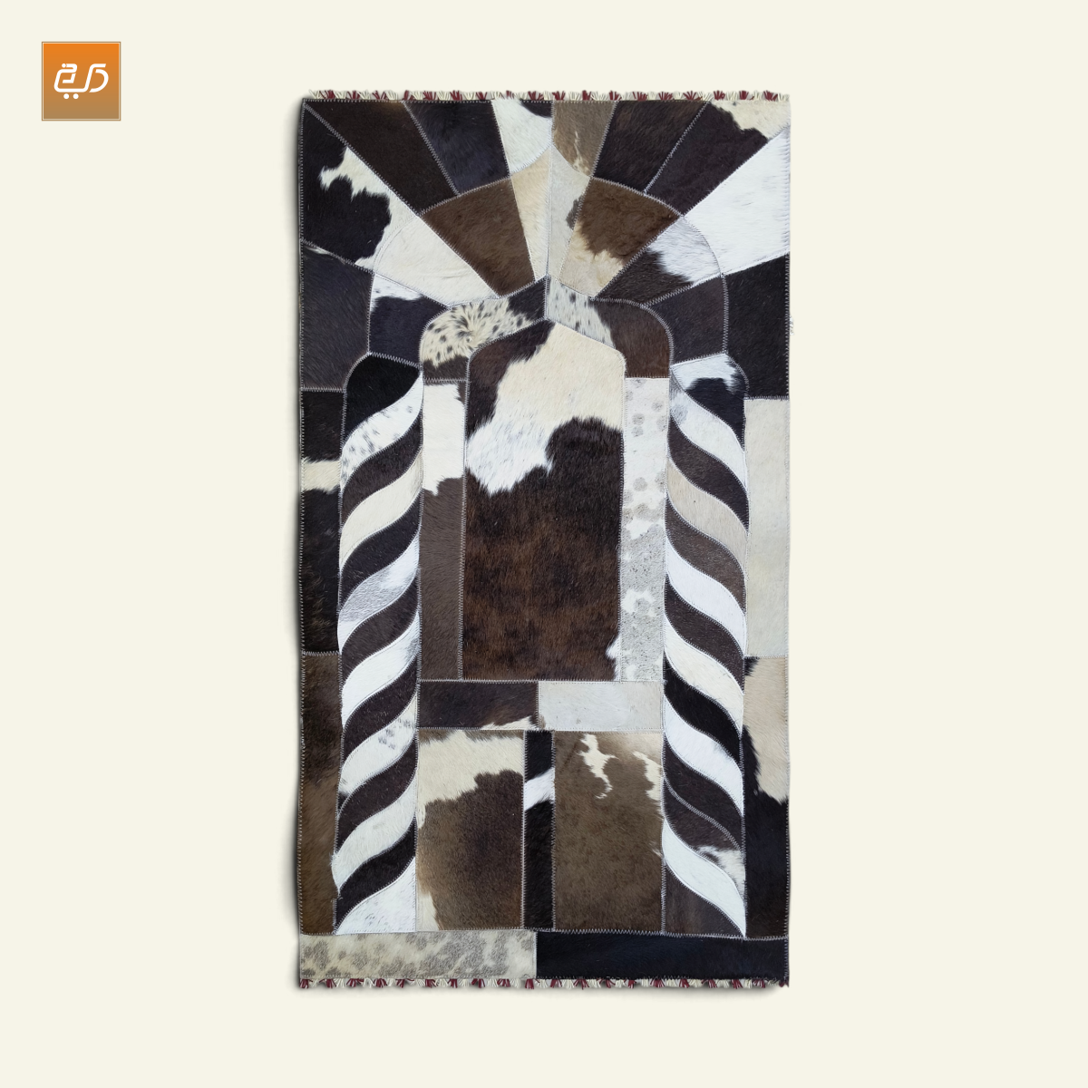 Handmade Leather Janamaz with Goat Hair