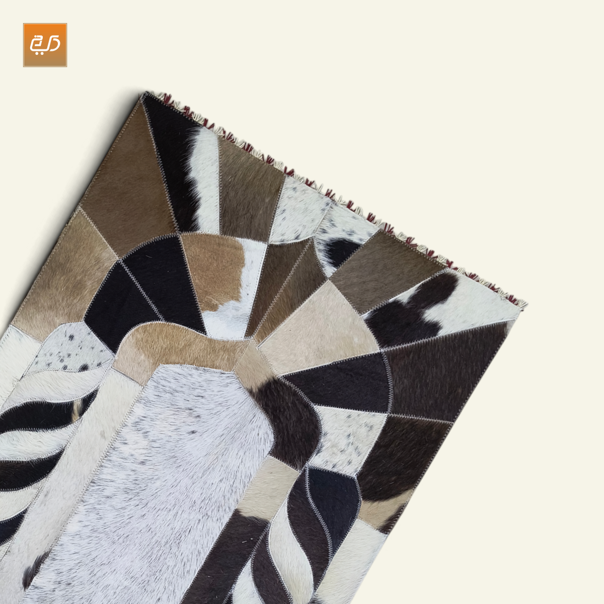 Handmade Leather Janamaz with Goat Hair