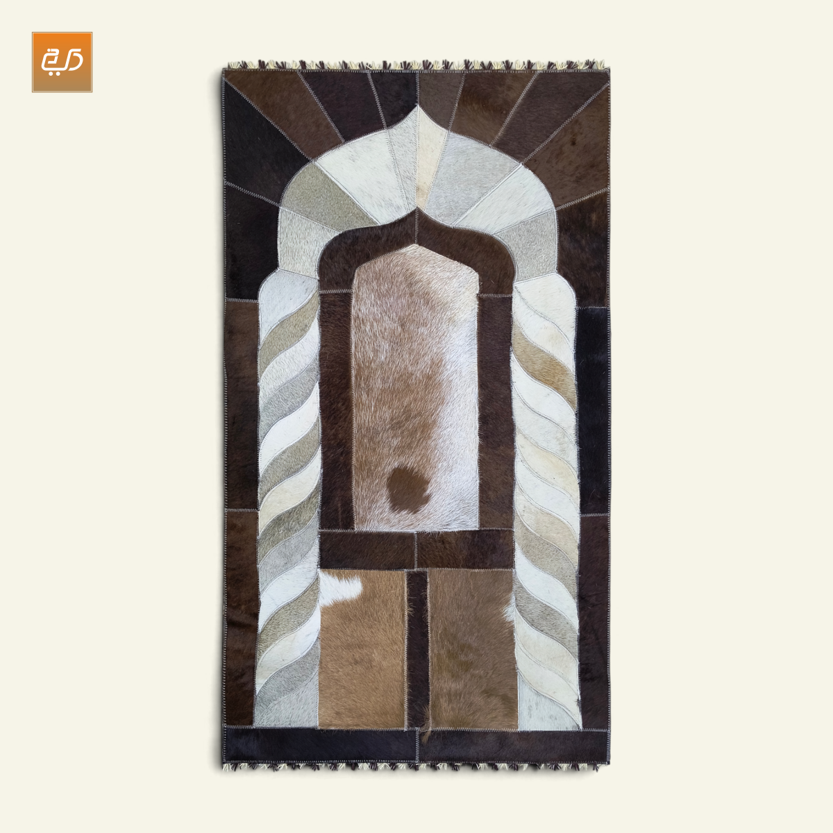 Handcrafted Goat Leather Janamaz | Designer Prayer Mat